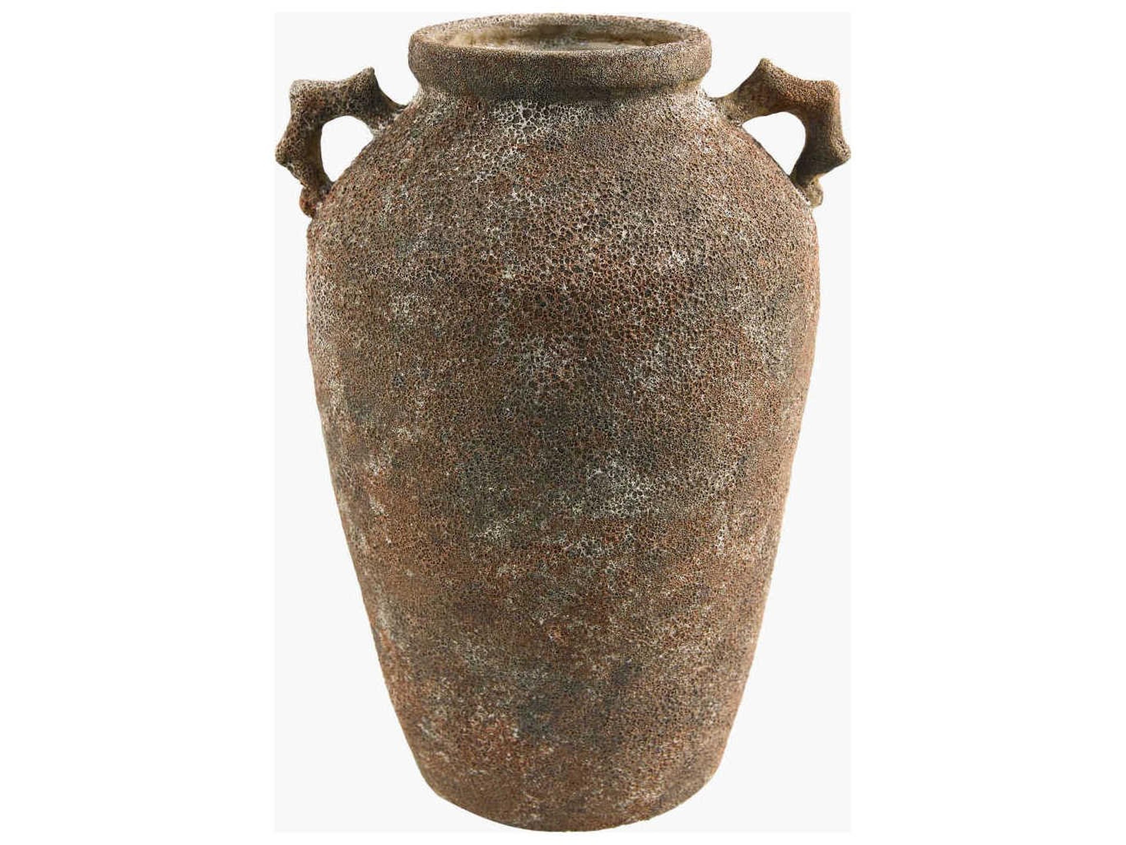 Livabliss by Surya Outdoor Abbie Glazed Rust Vase