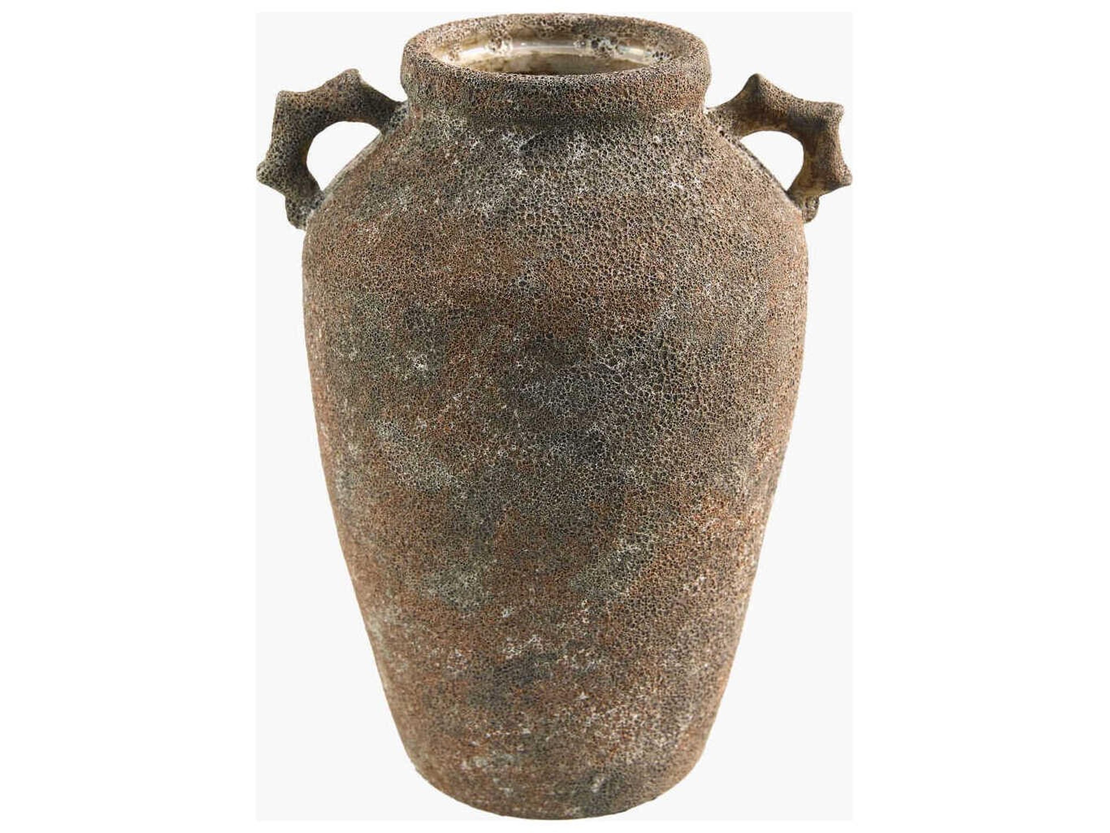 Livabliss by Surya Outdoor Abbie Glazed Rust Vase