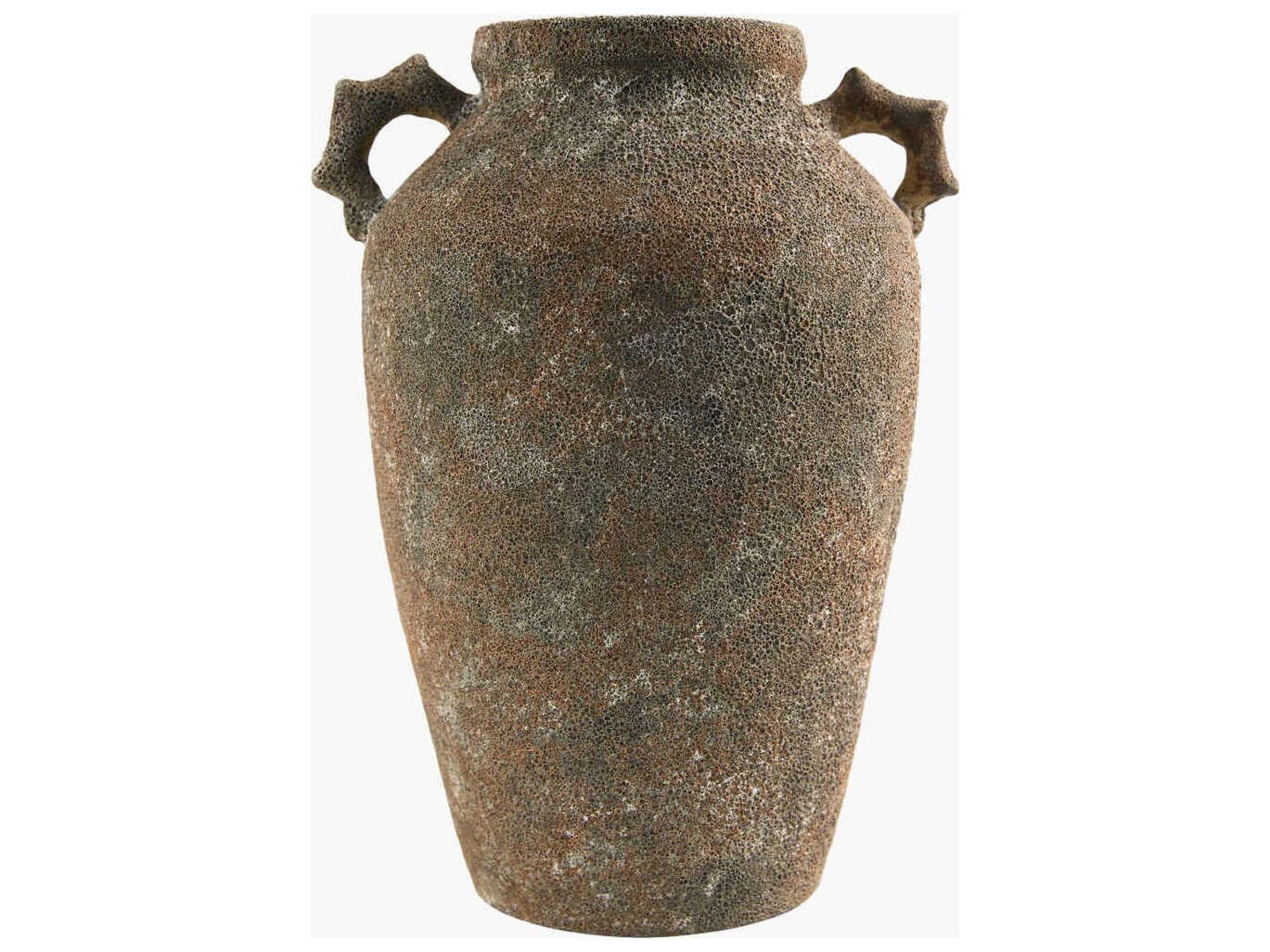 Livabliss by Surya Outdoor Abbie Glazed Rust Vase