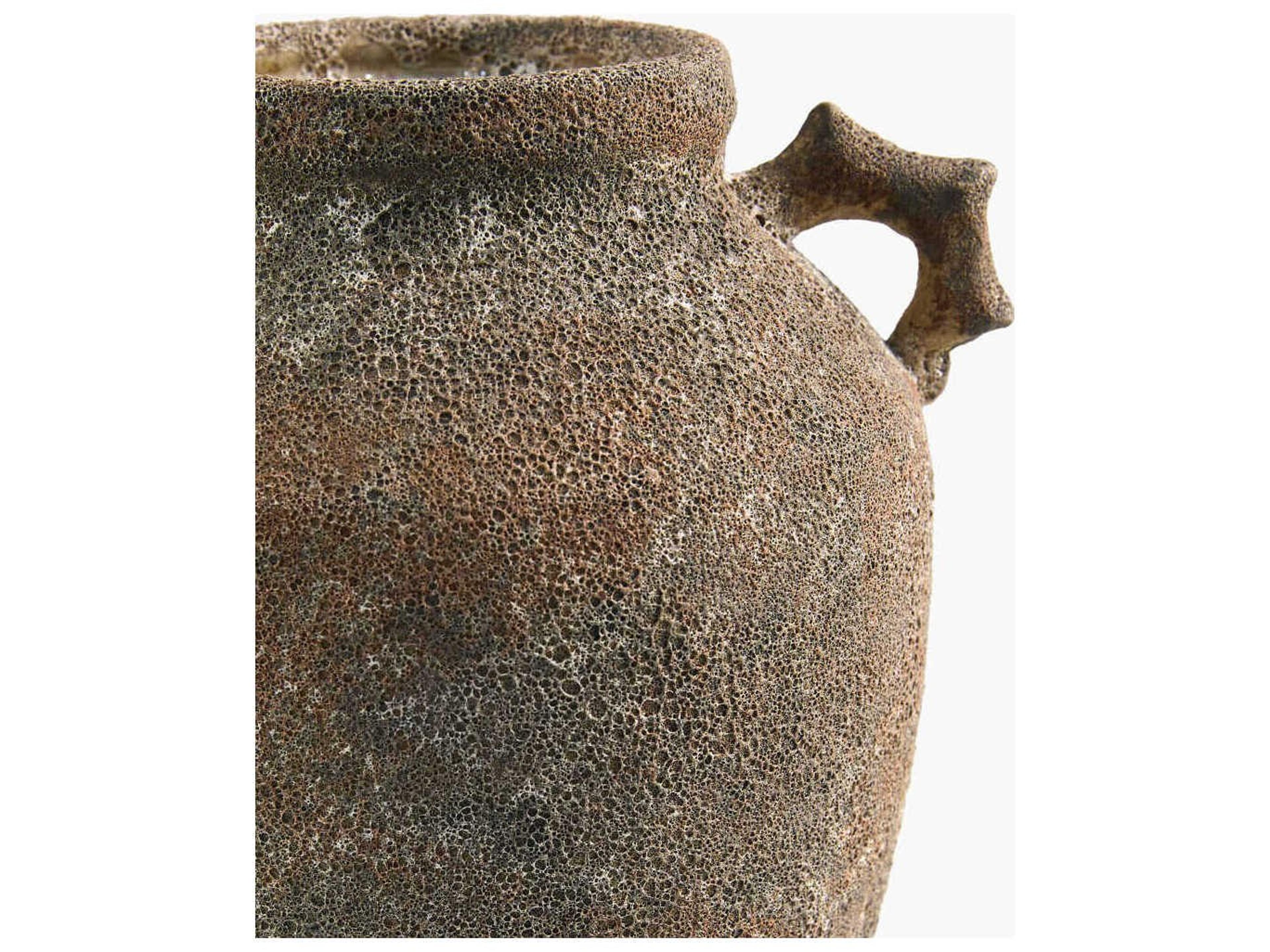 Livabliss by Surya Outdoor Abbie Glazed Rust Vase