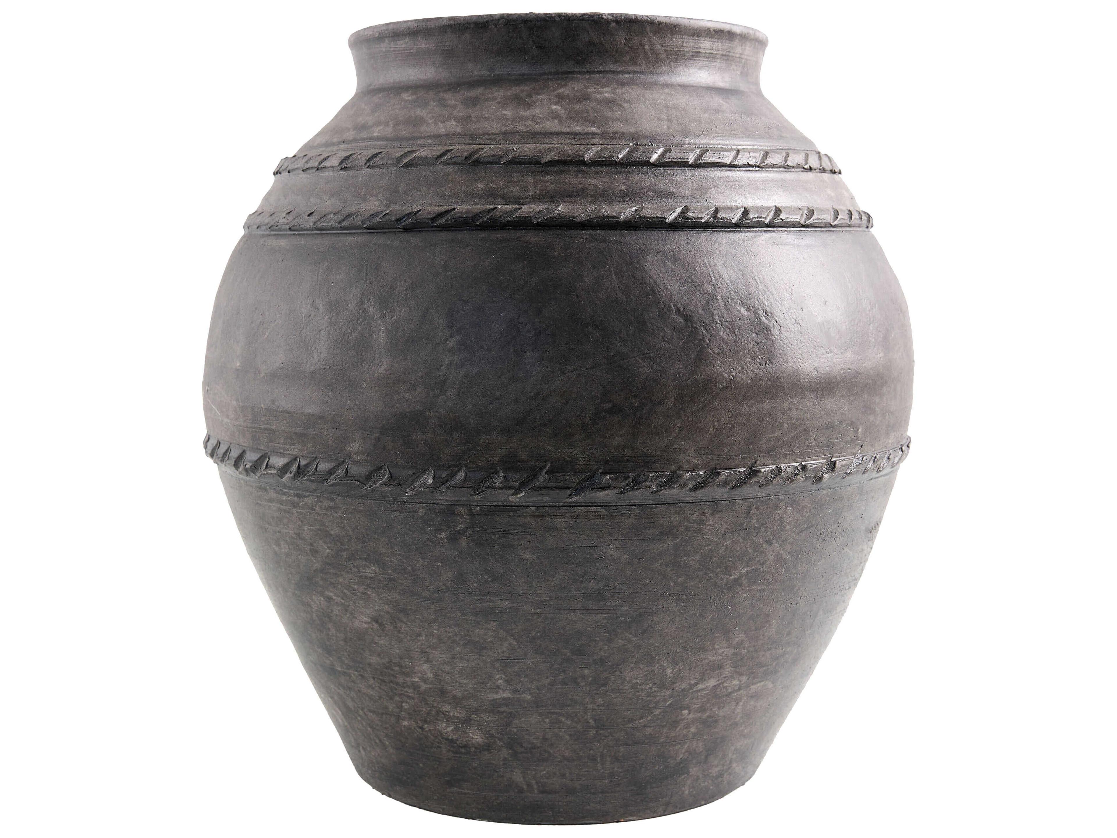 Stevi Glazed Gray Vase