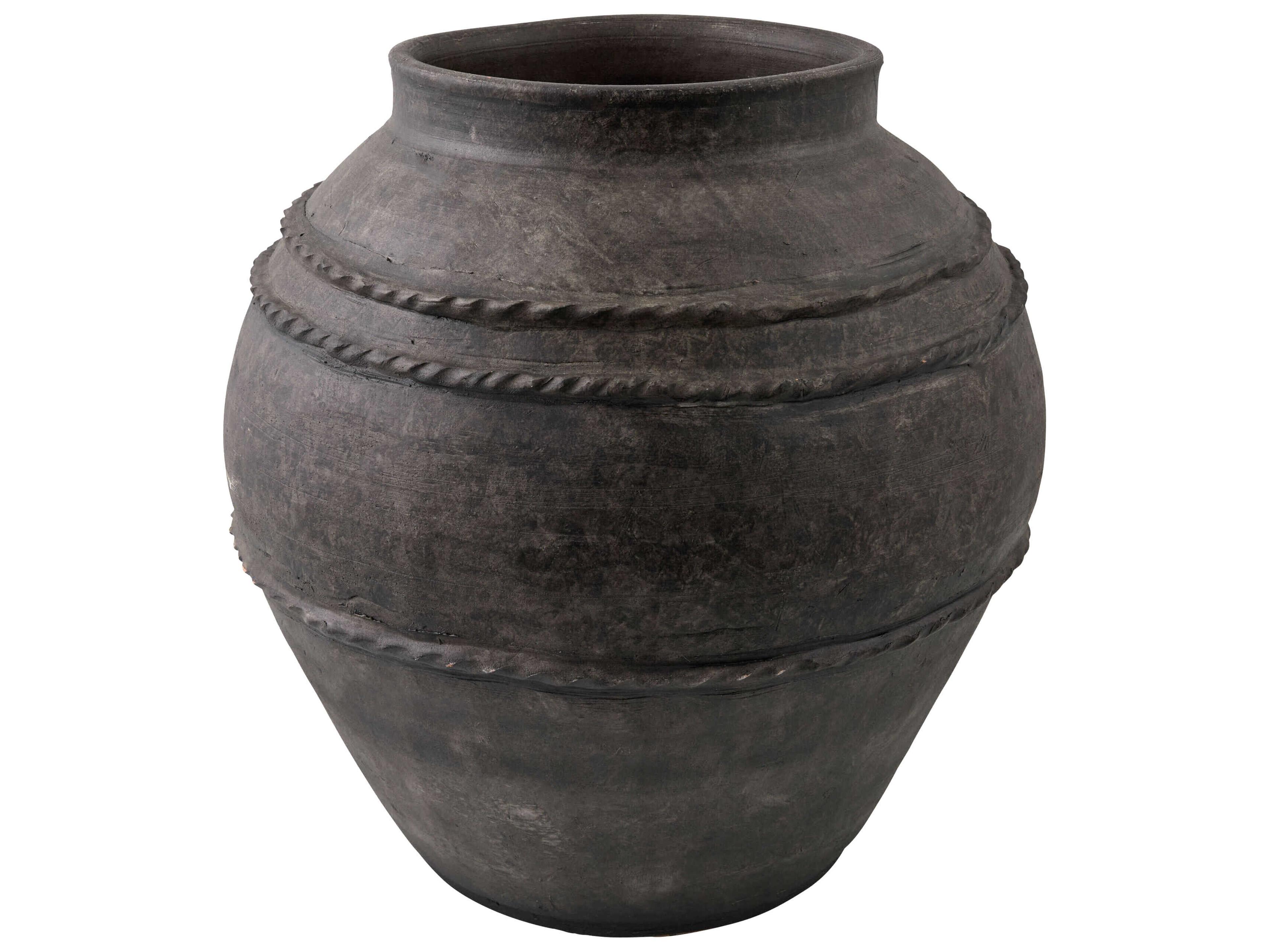 Stevi Glazed Gray Vase