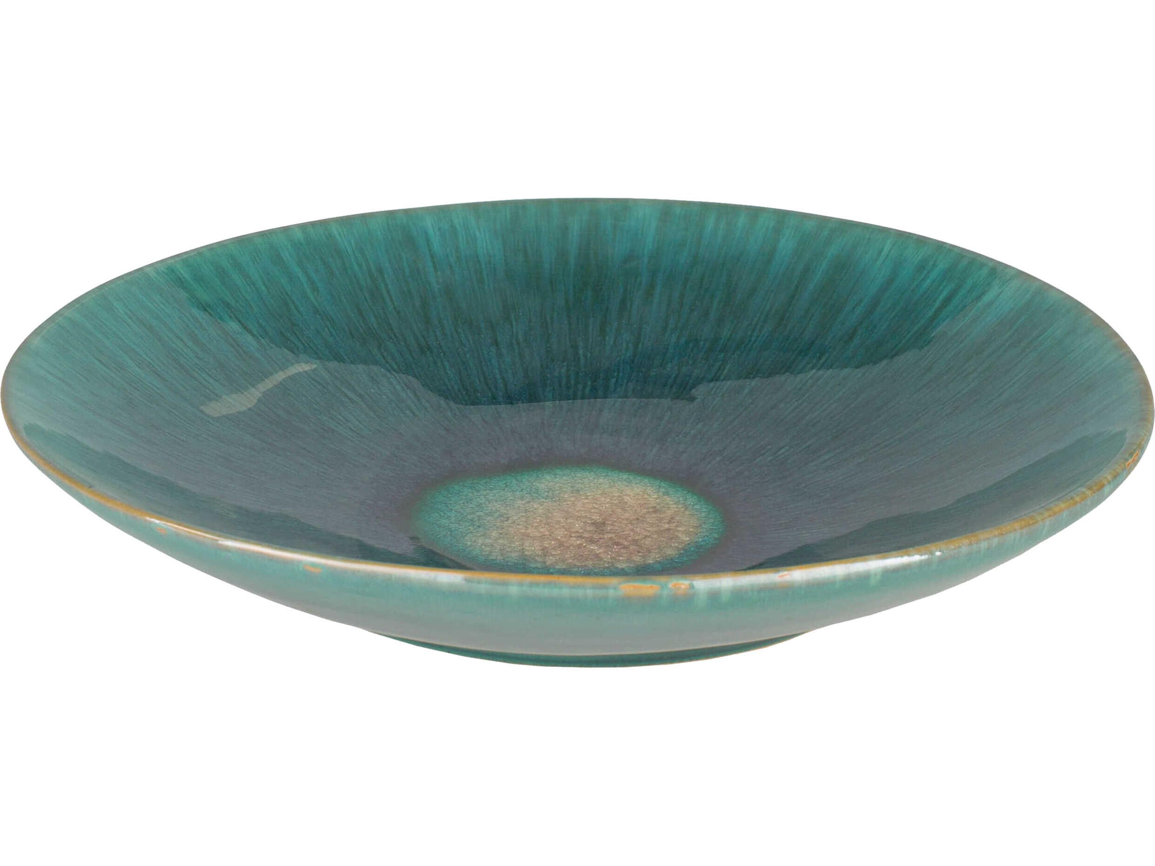 Livabliss by Surya Outdoor Isla Glazed Mint Decorative Bowl