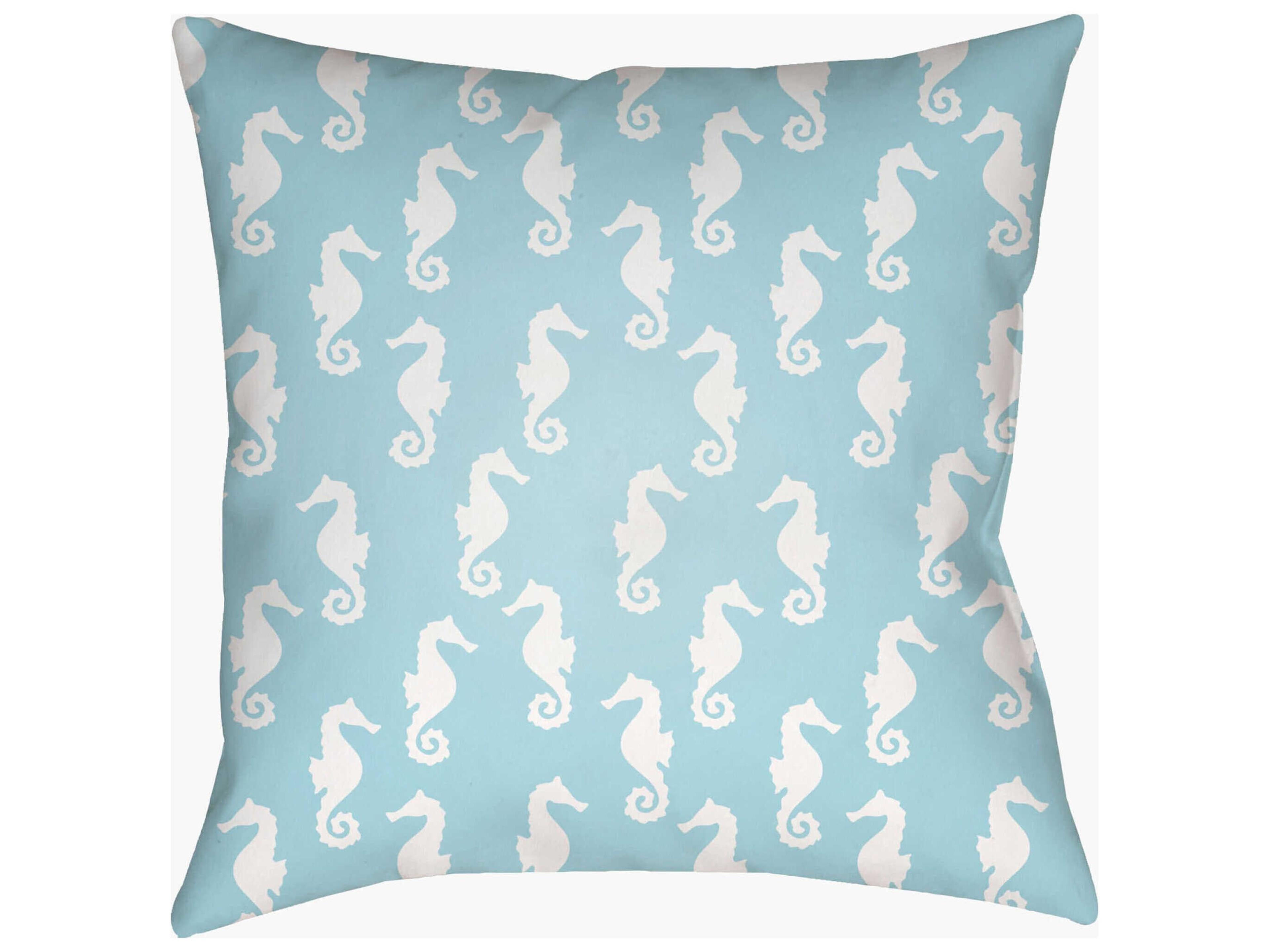 Livabliss by Surya Outdoor Sea Sky Blue Pillow