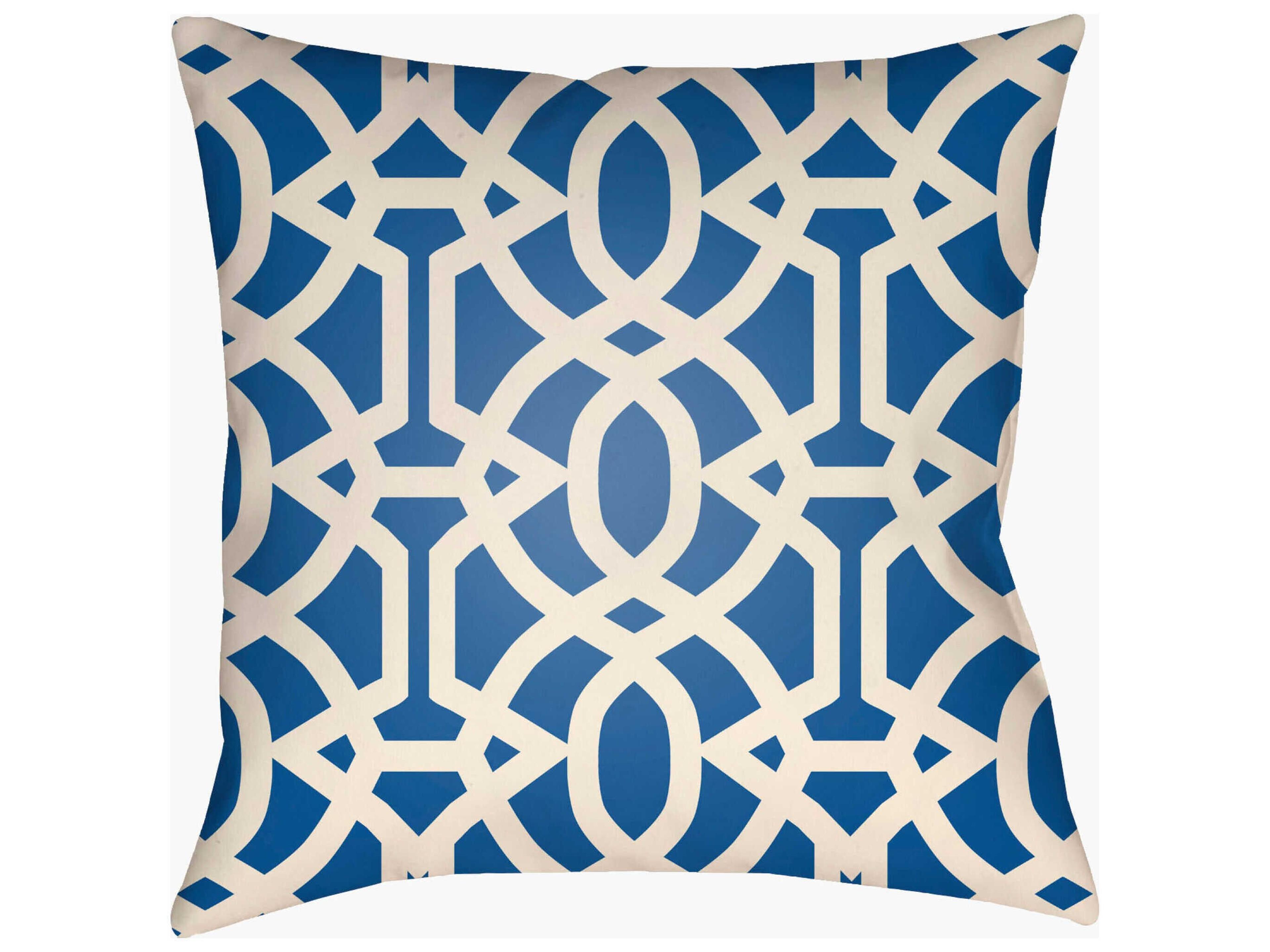 Livabliss by Surya Outdoor Litchfield Cobalt Blue Pillow