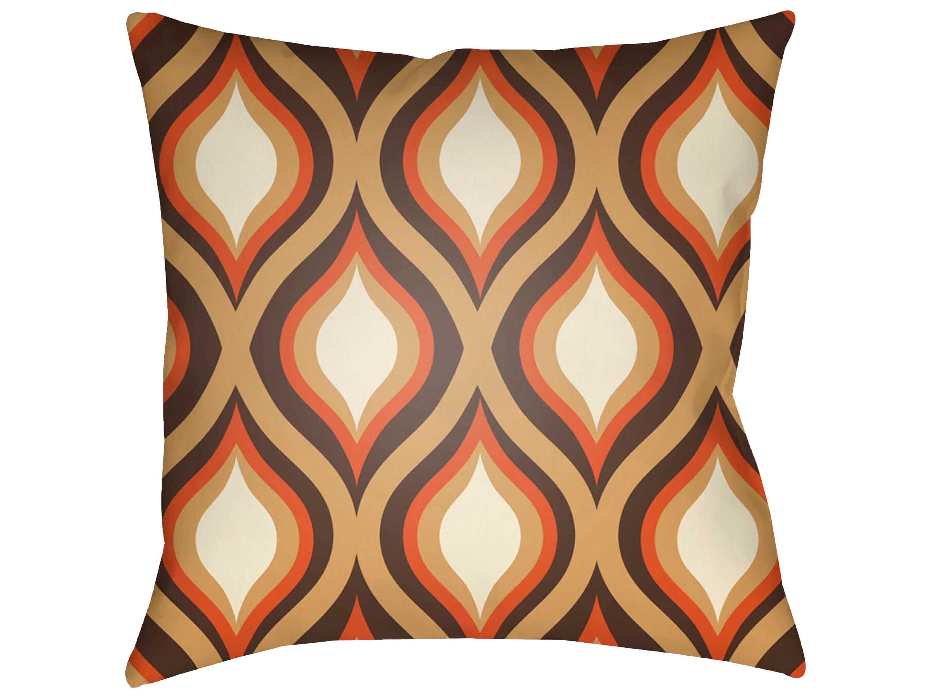 Livabliss by Surya Outdoor Moderne Dark Brown Pillow