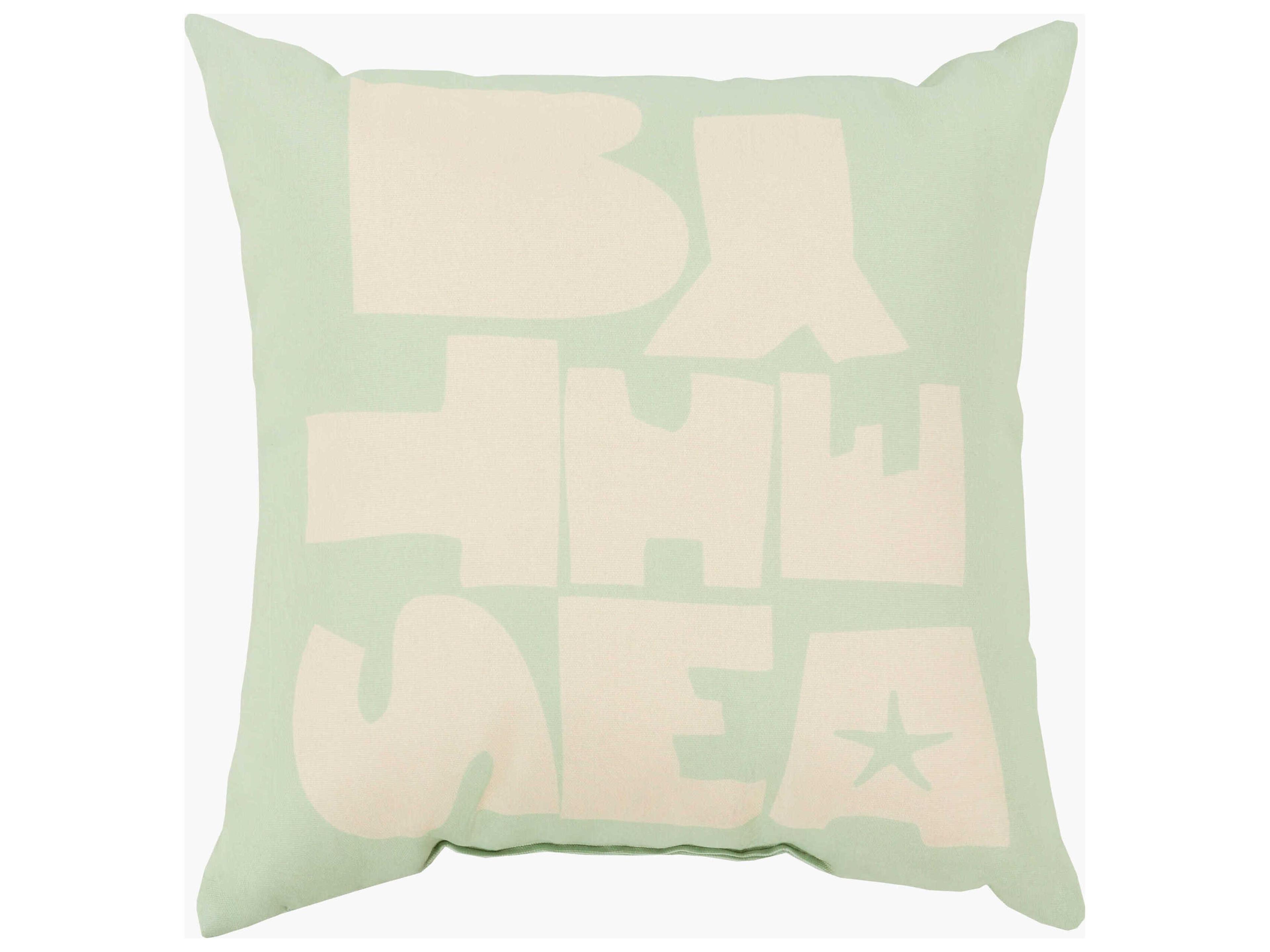 Livabliss by Surya Outdoor Rain Seafoam Pillow