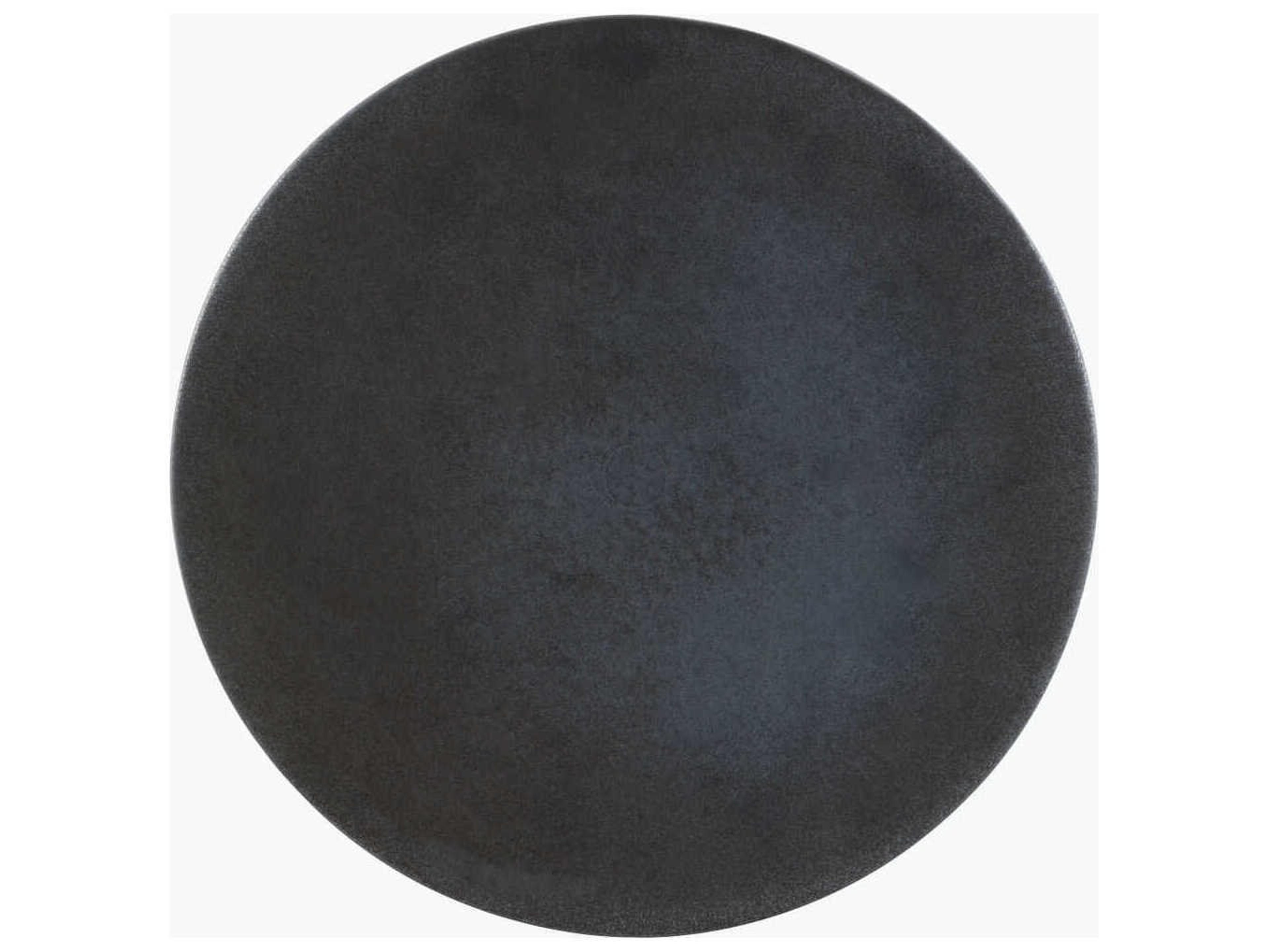 Livabliss by Surya Outdoor Arita Charcoal Ceramic Round End Table