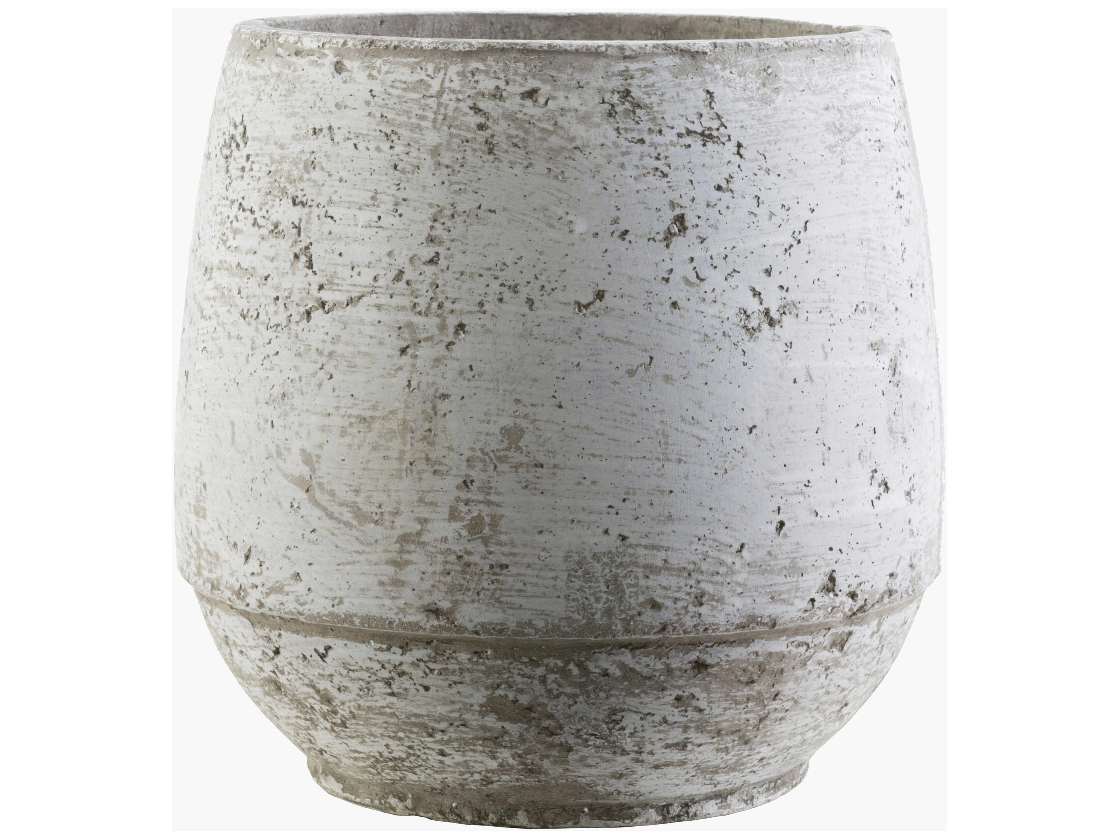 Rome Washed Taupe Planter