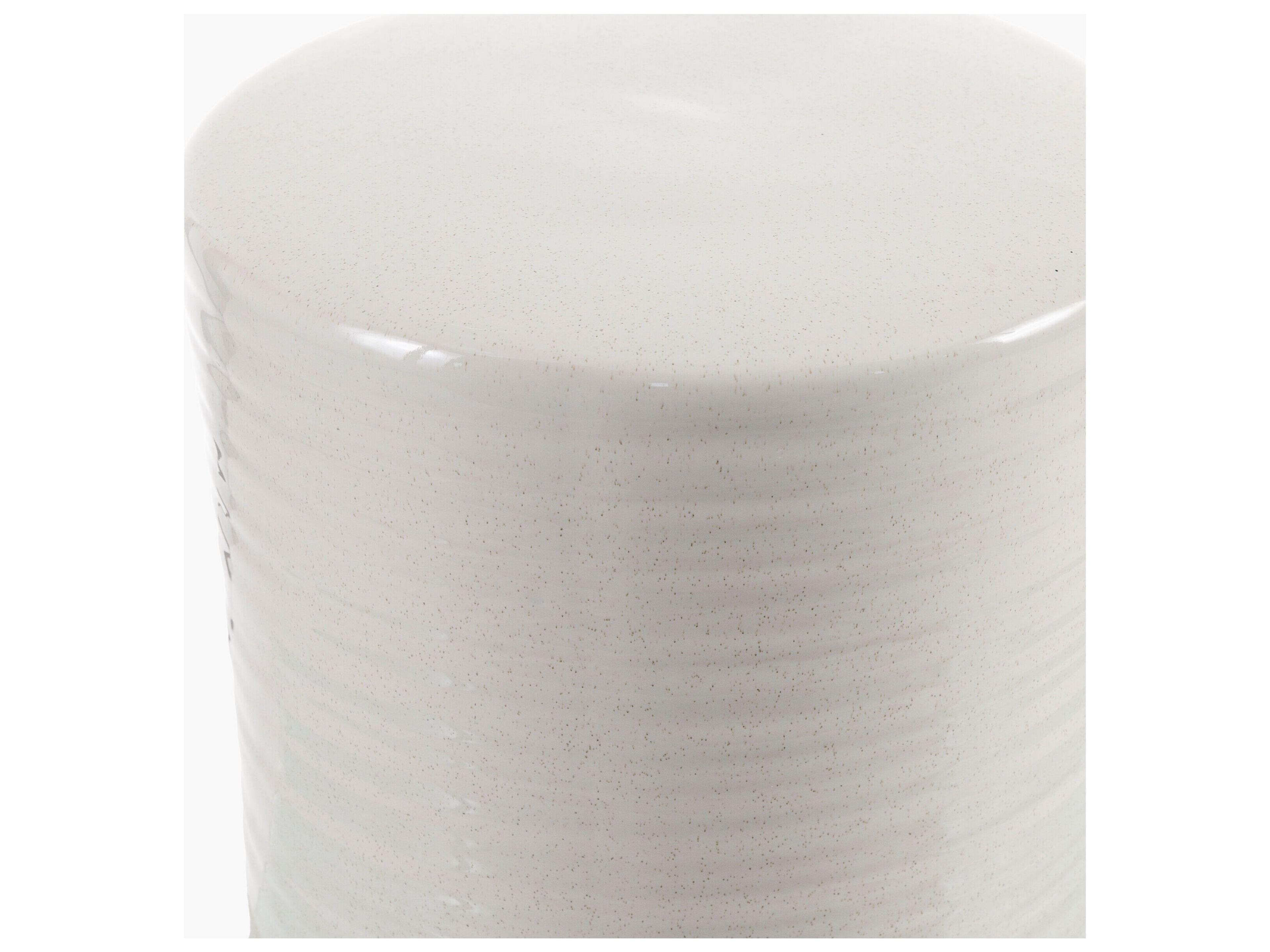 Livabliss by Surya Outdoor Waverly Beige Gray Ceramic Round End Table