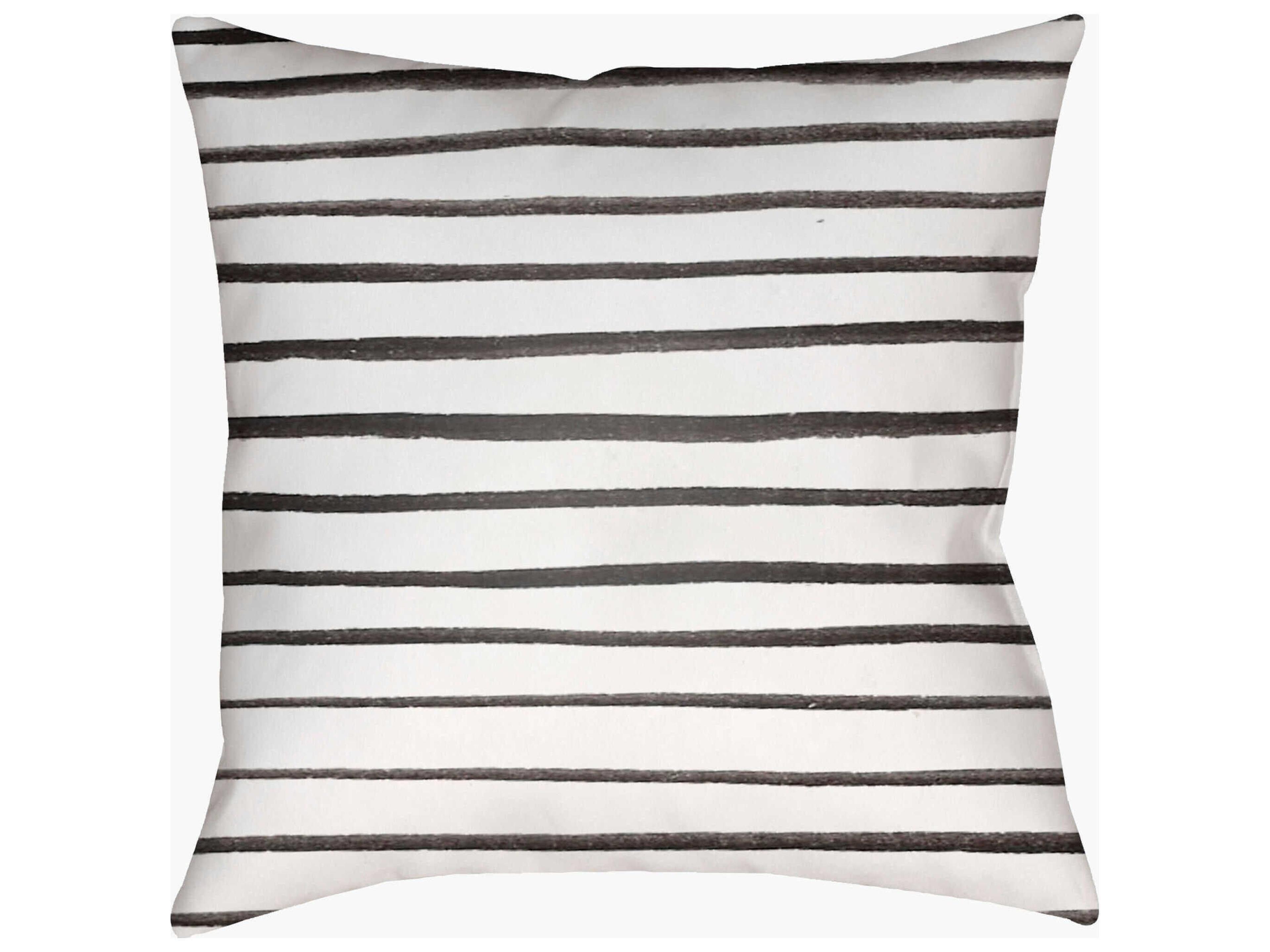 Livabliss by Surya Outdoor Stripes Ivory Pillow