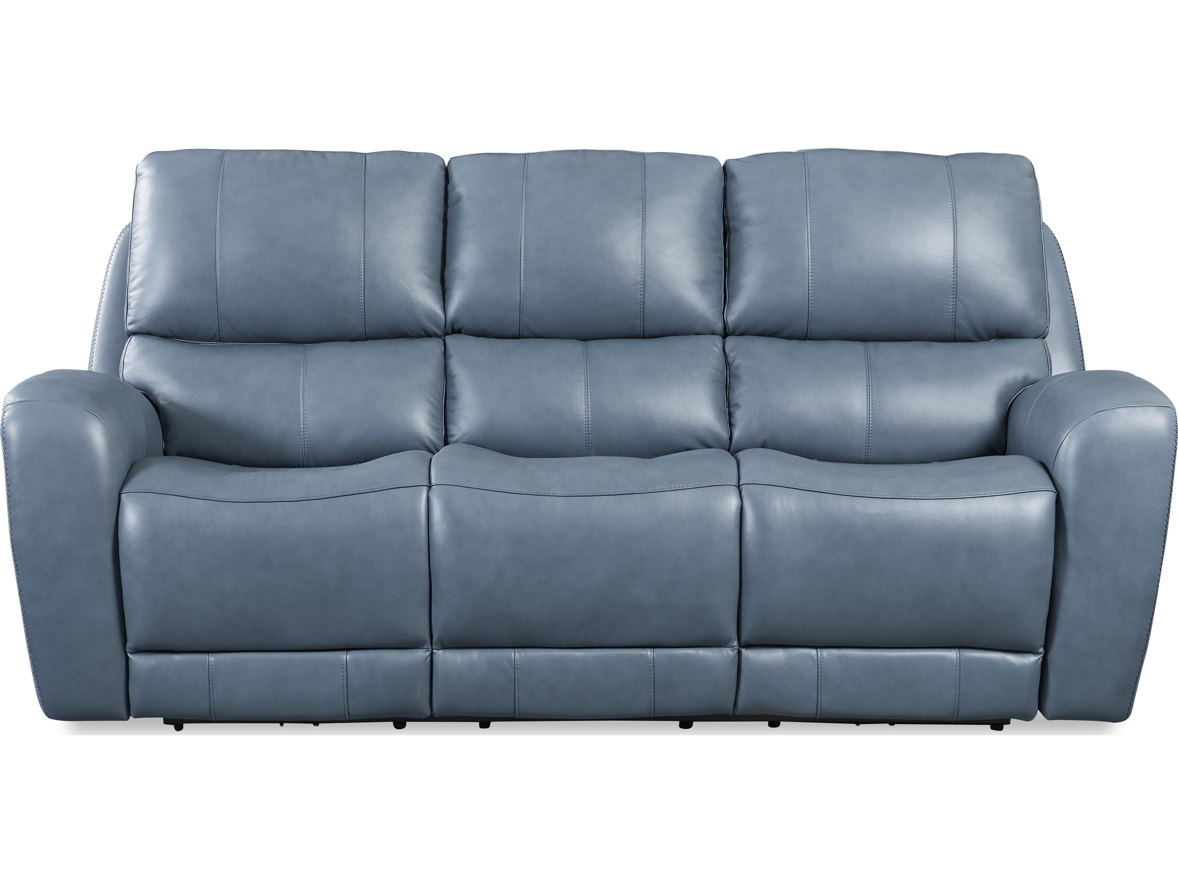 Bel Air Power Reclining Sofa in Blue