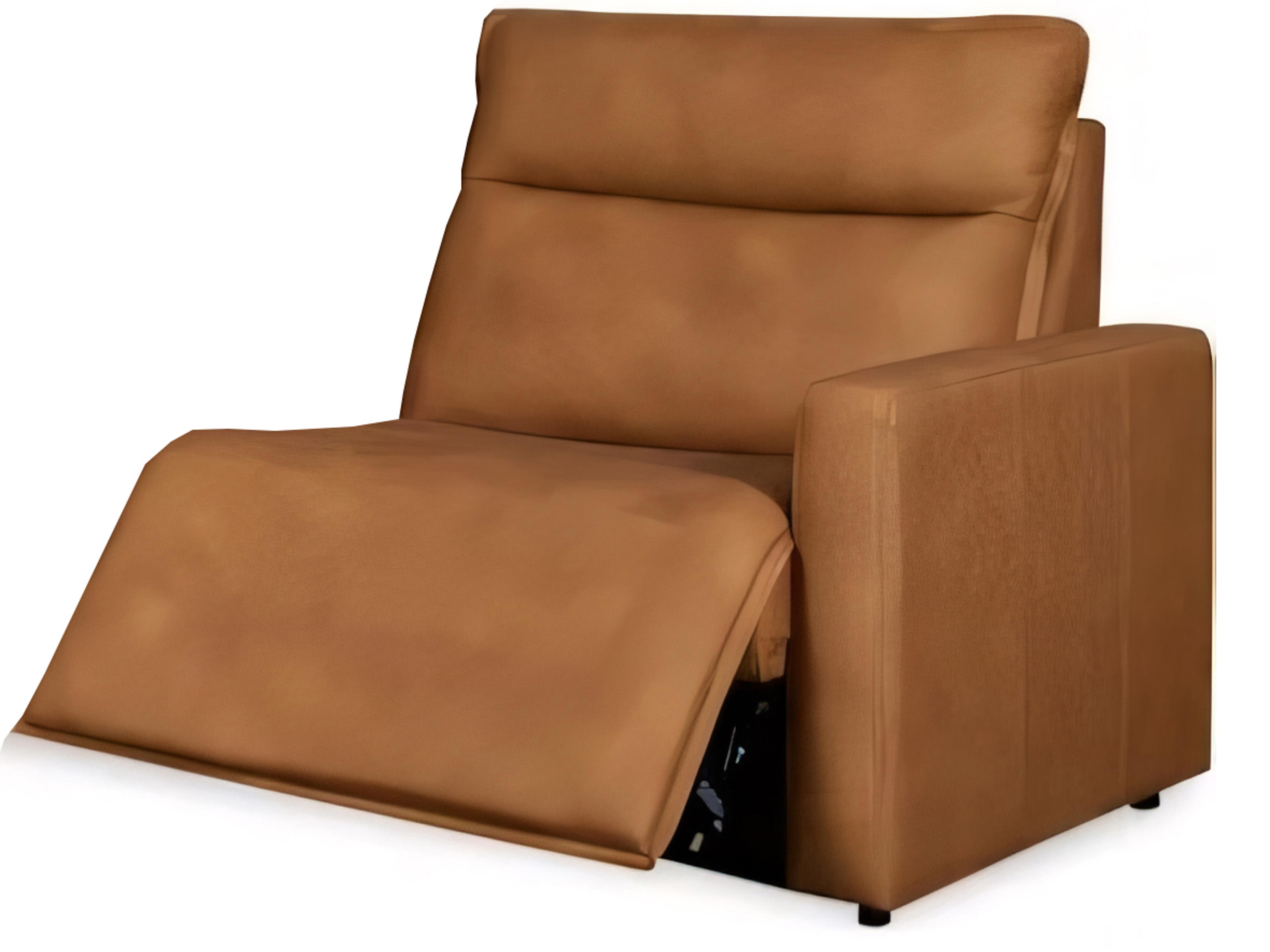 Adell Sectional - Raf One Arm Chair Powered 4273Lv Saddle