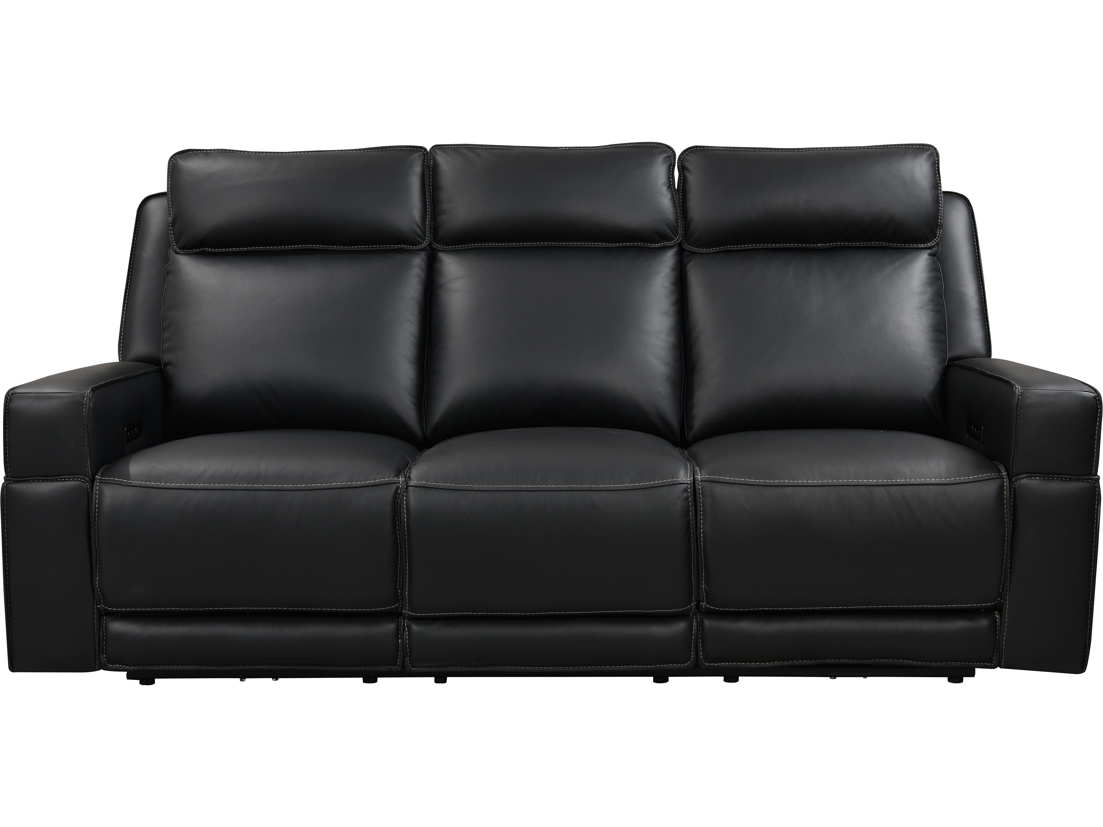 Valley Sofa - P2 - Zg 8034Lv Black Leath