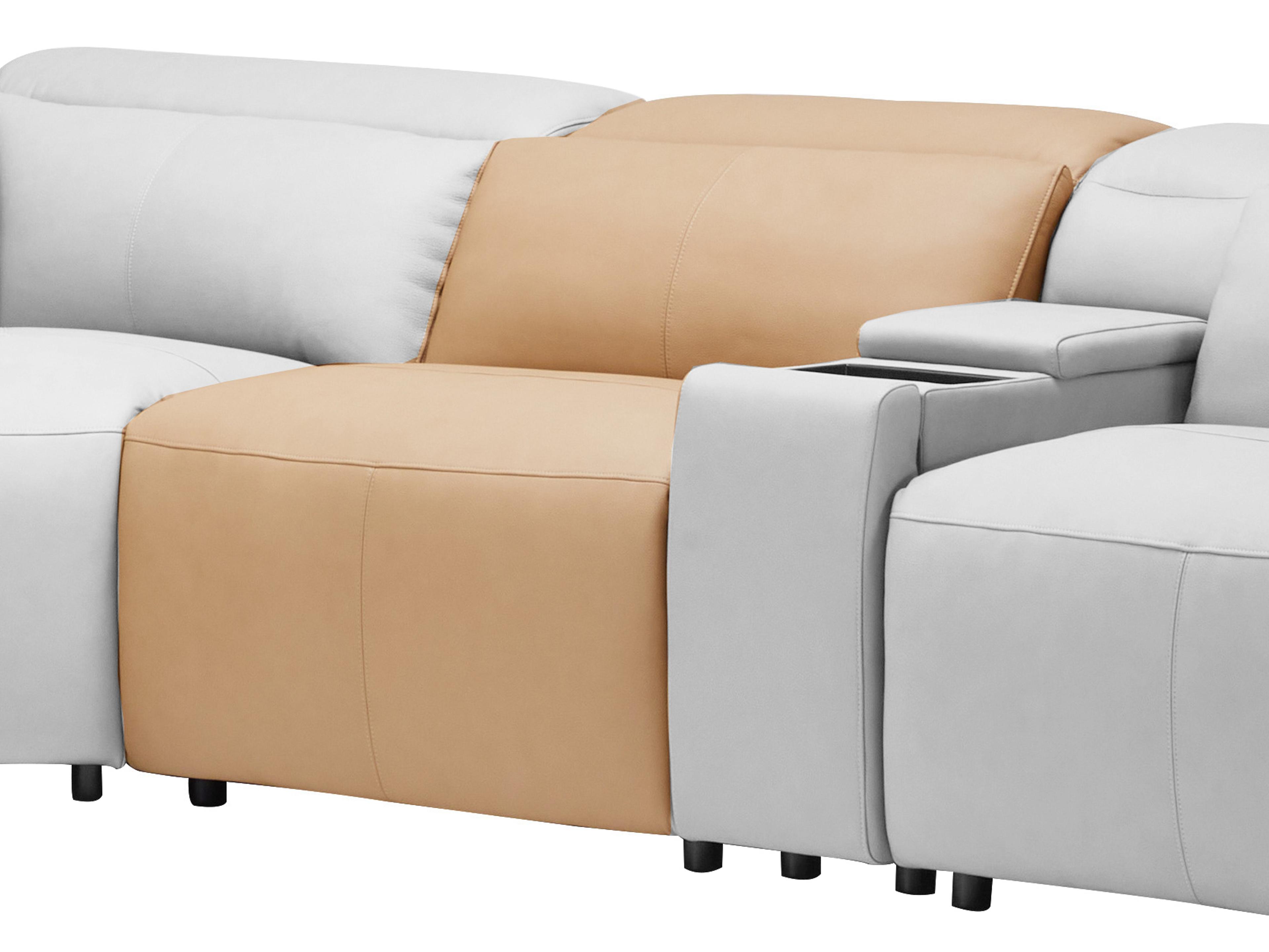 Norwalk Armless Chair 4001Lv Sand Leather -