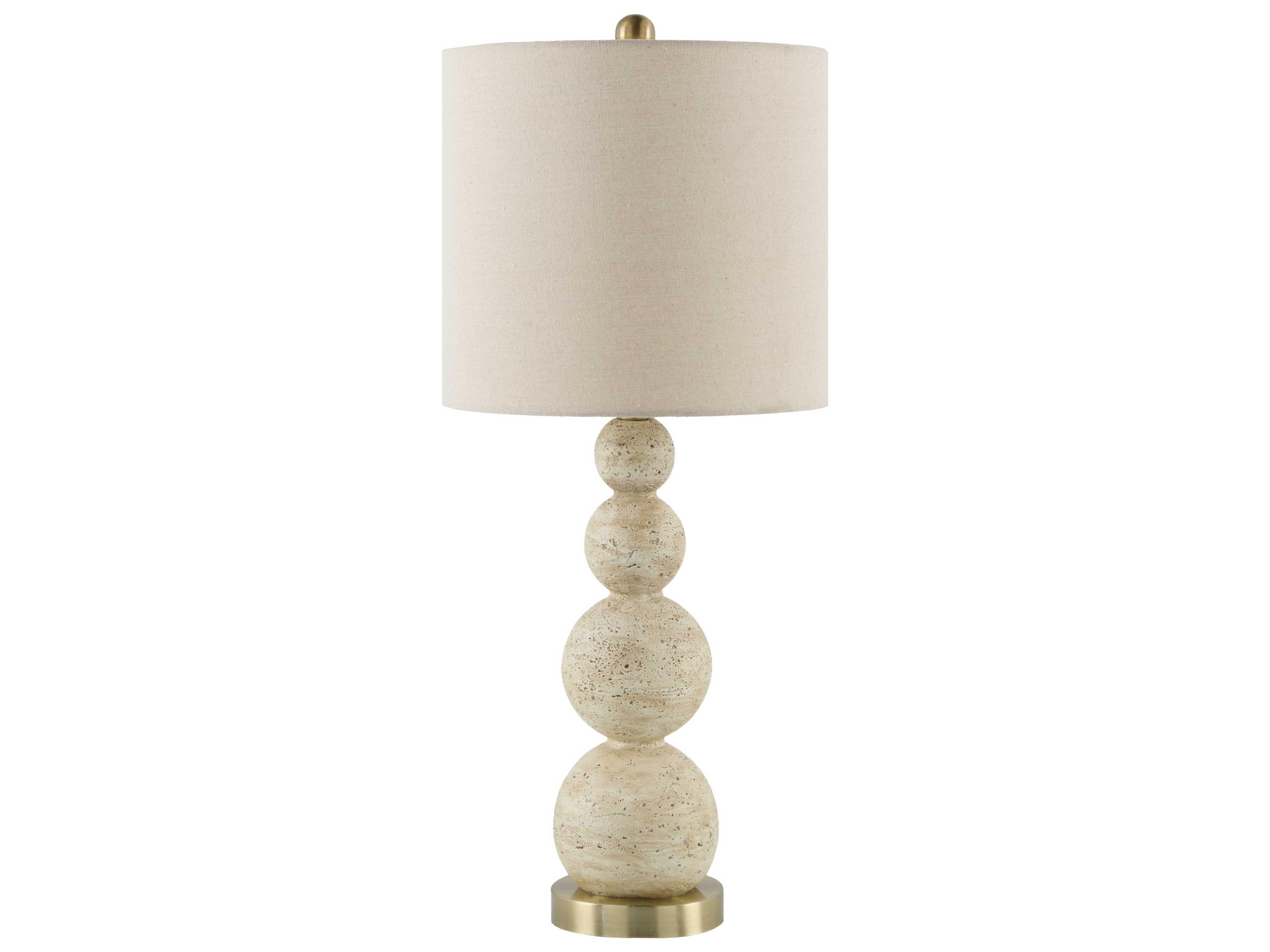 Livabliss by Surya Abalak Khaki Off White Buffet Lamp