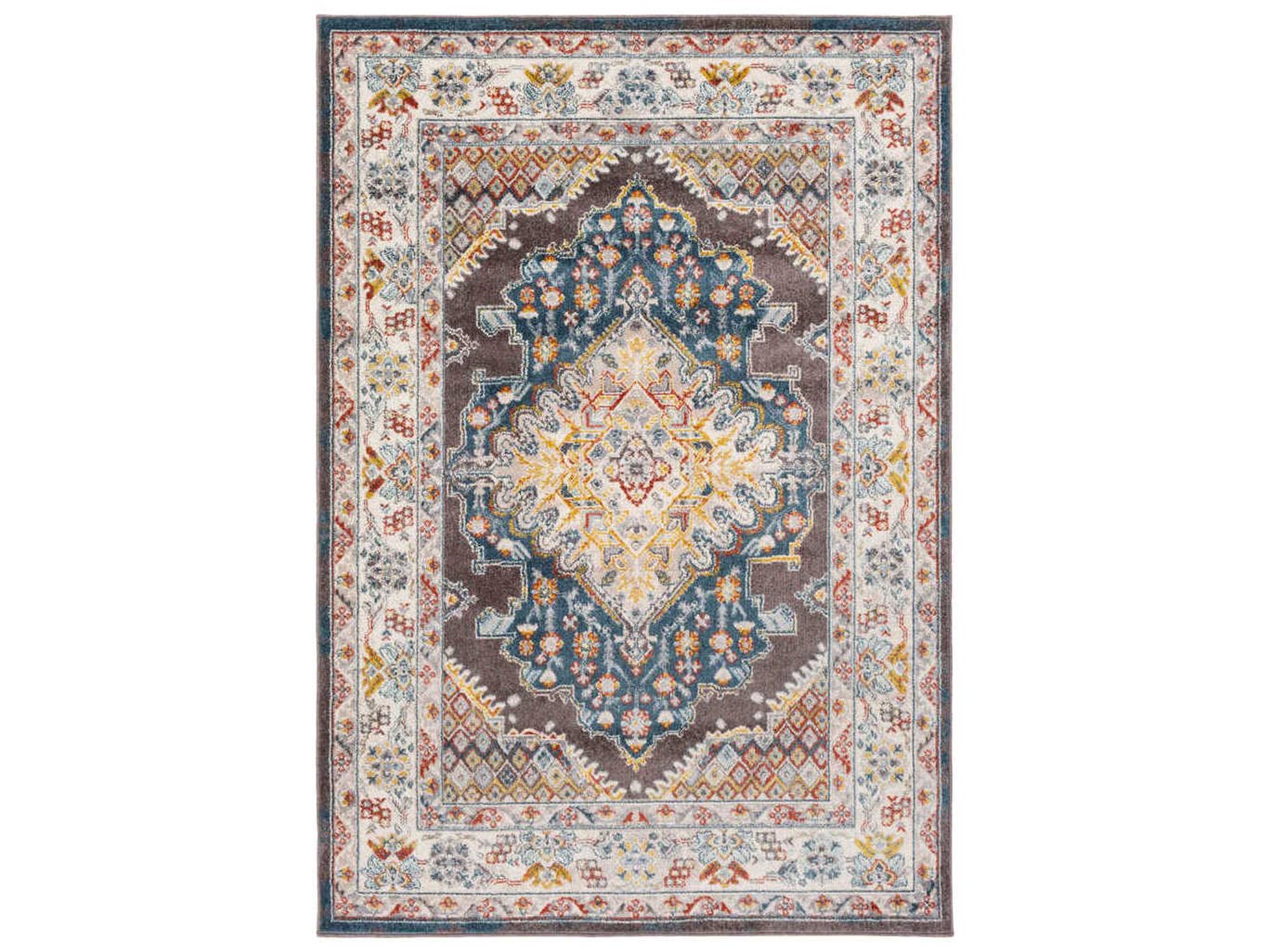Ankara Bordered Area Rug