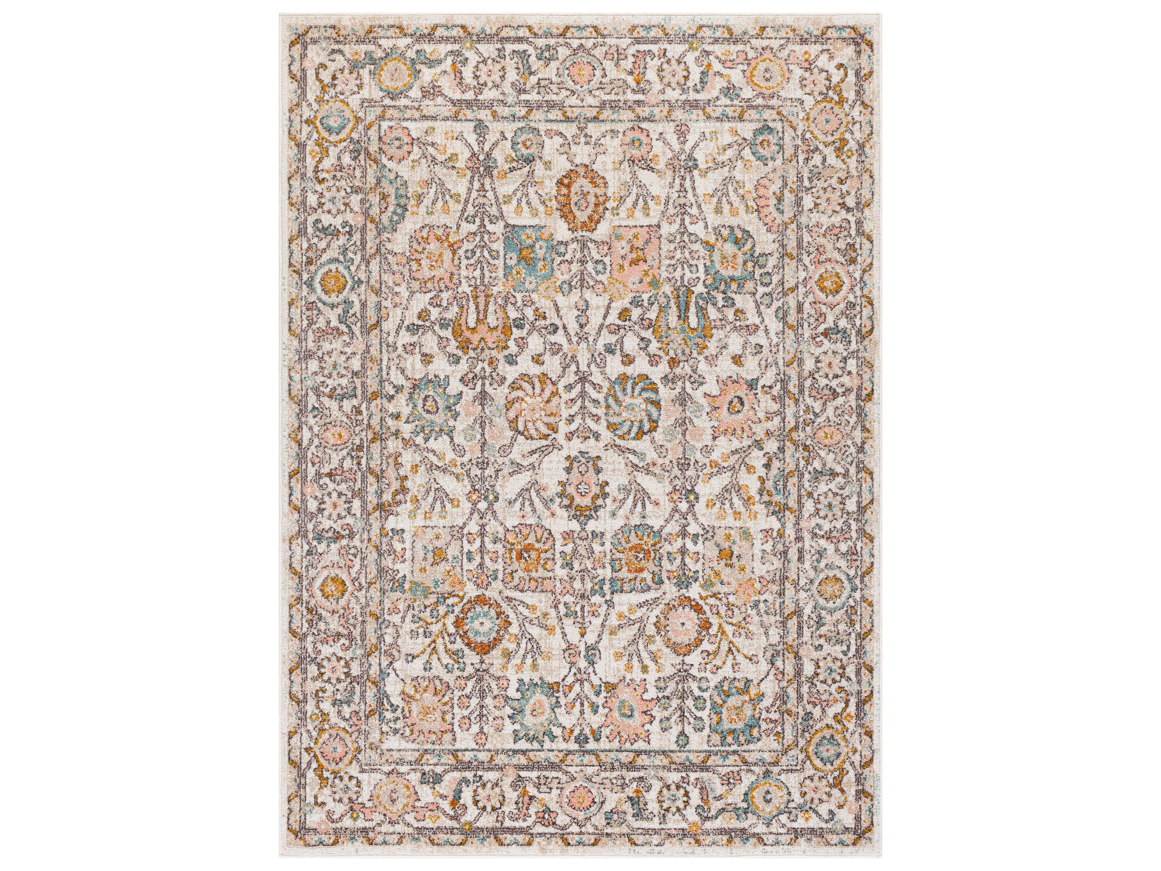 Ankara Bordered Area Rug