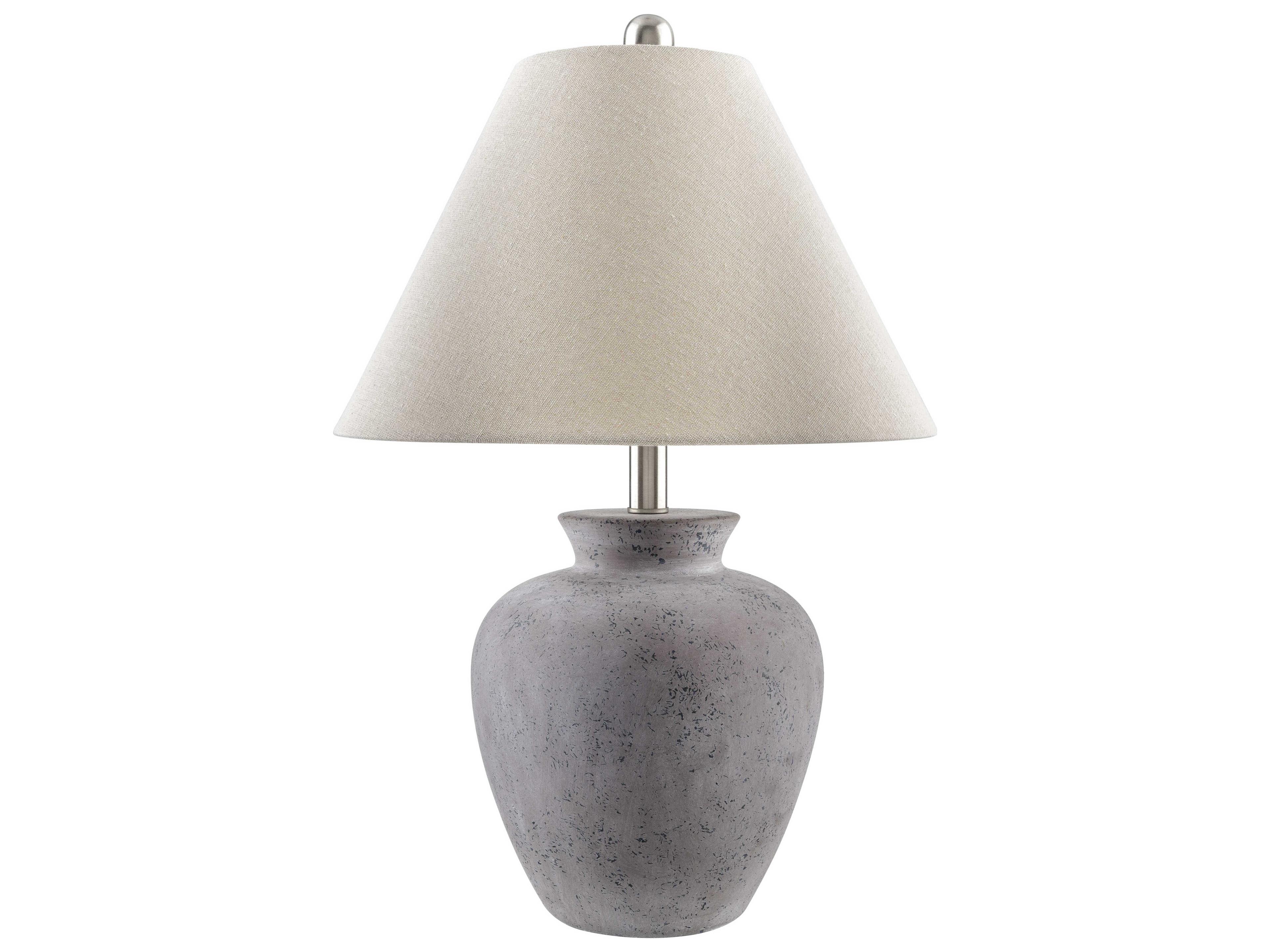 Dalle Dark Gray Table Lamp