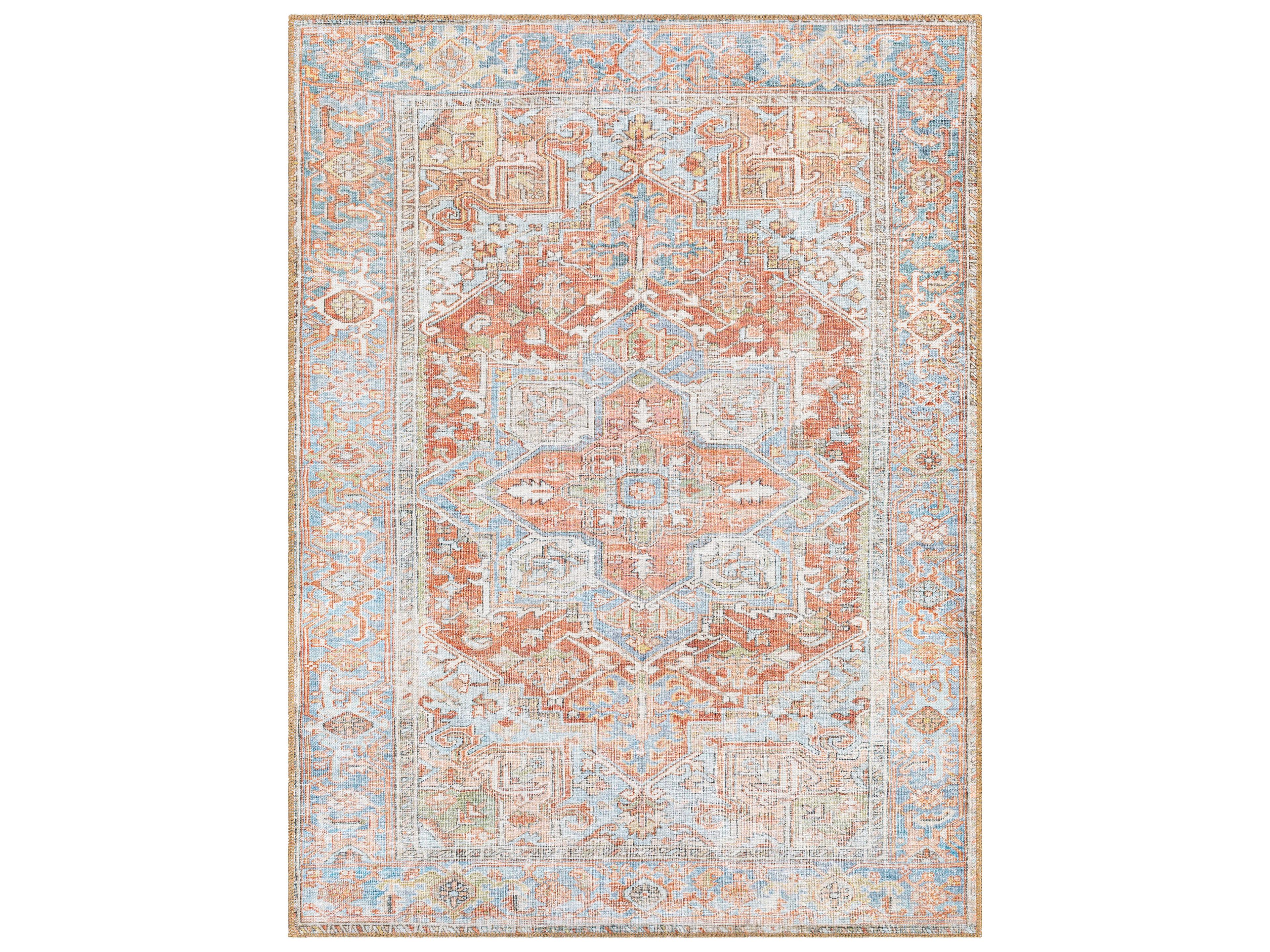 Alanya Bordered Area Rug