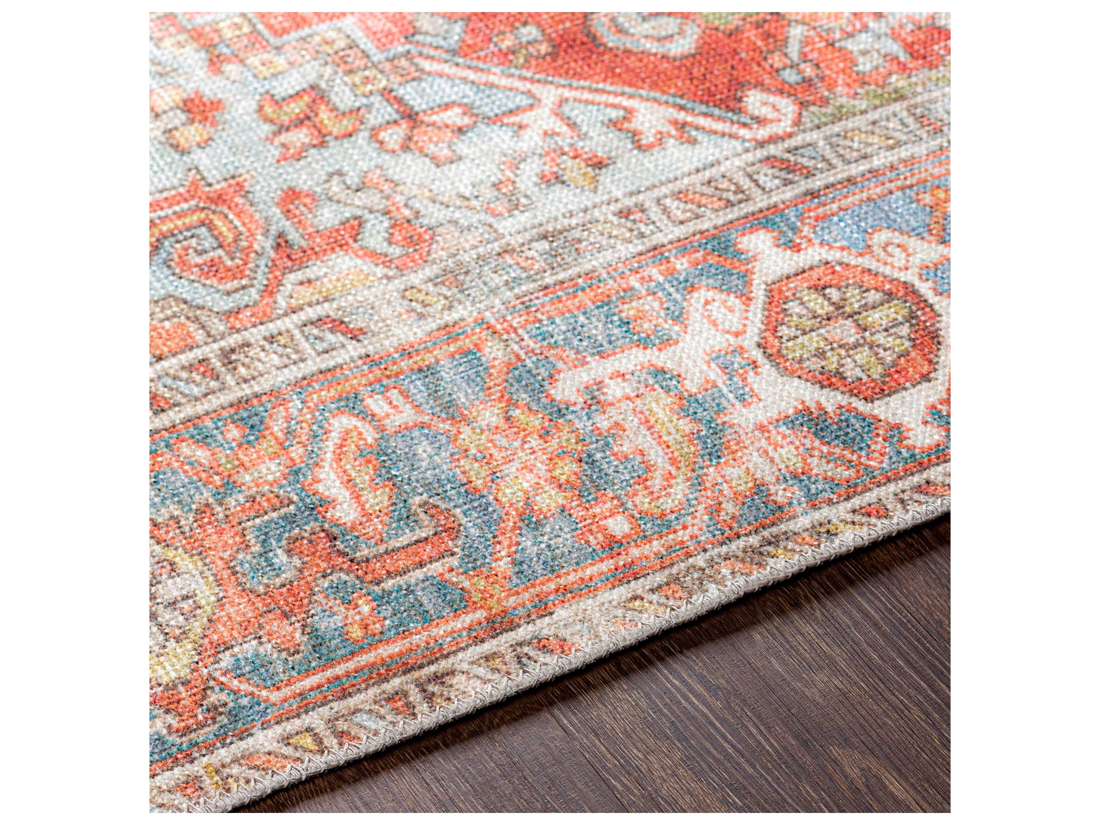 Livabliss by Surya Alanya Bordered Runner Area Rug