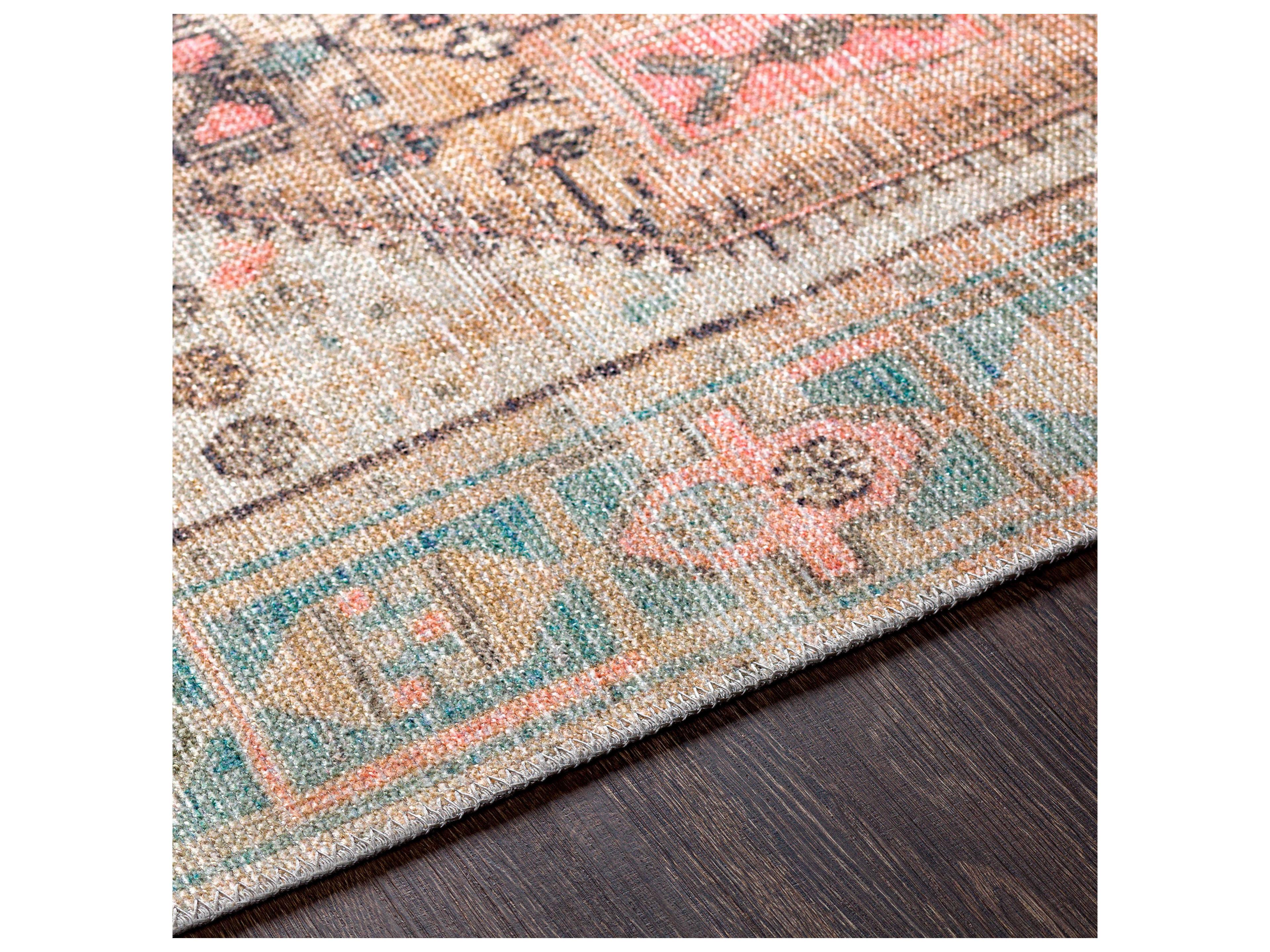 Livabliss by Surya Alanya Bordered Runner Area Rug