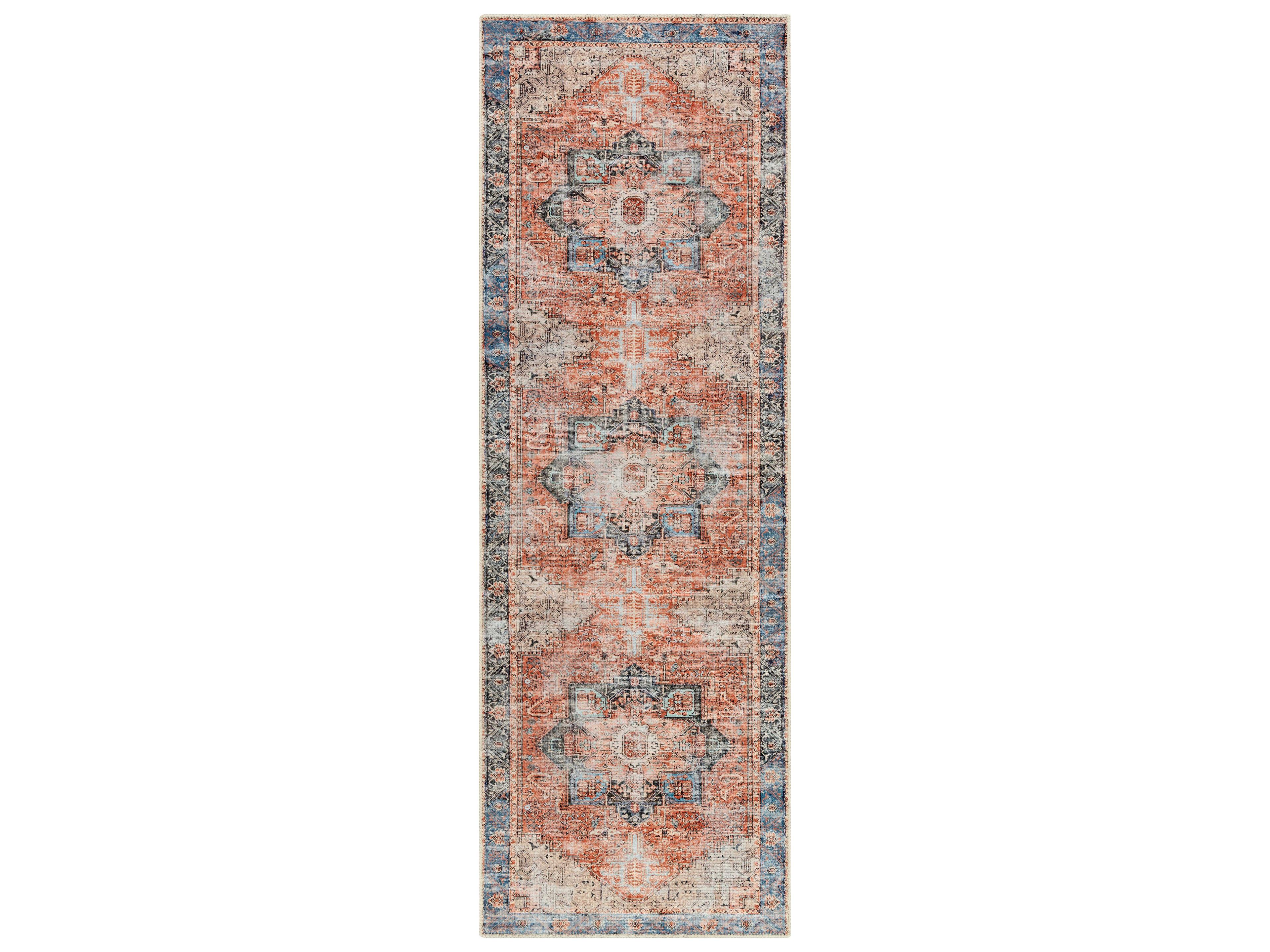 Amelie Bordered Runner Area Rug