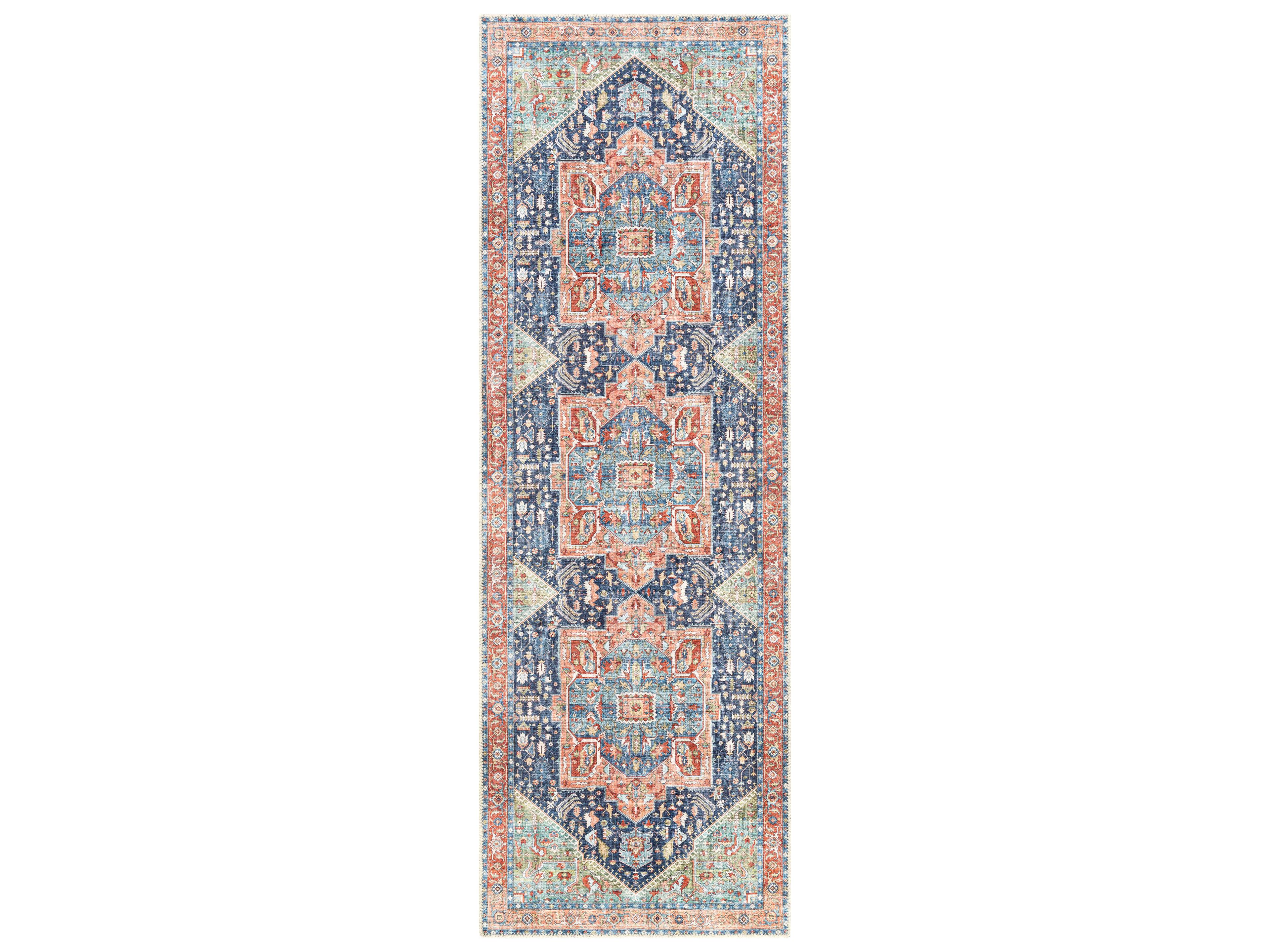 Amelie Bordered Runner Area Rug
