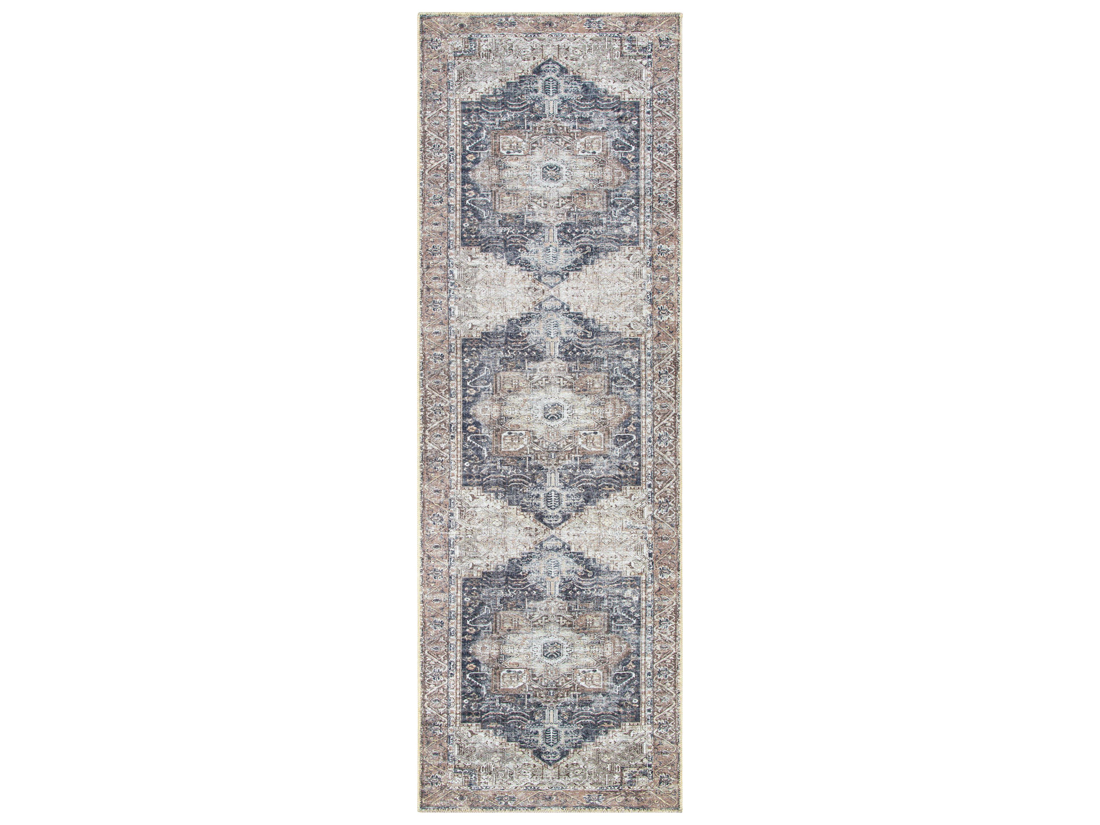 Amelie Bordered Runner Area Rug