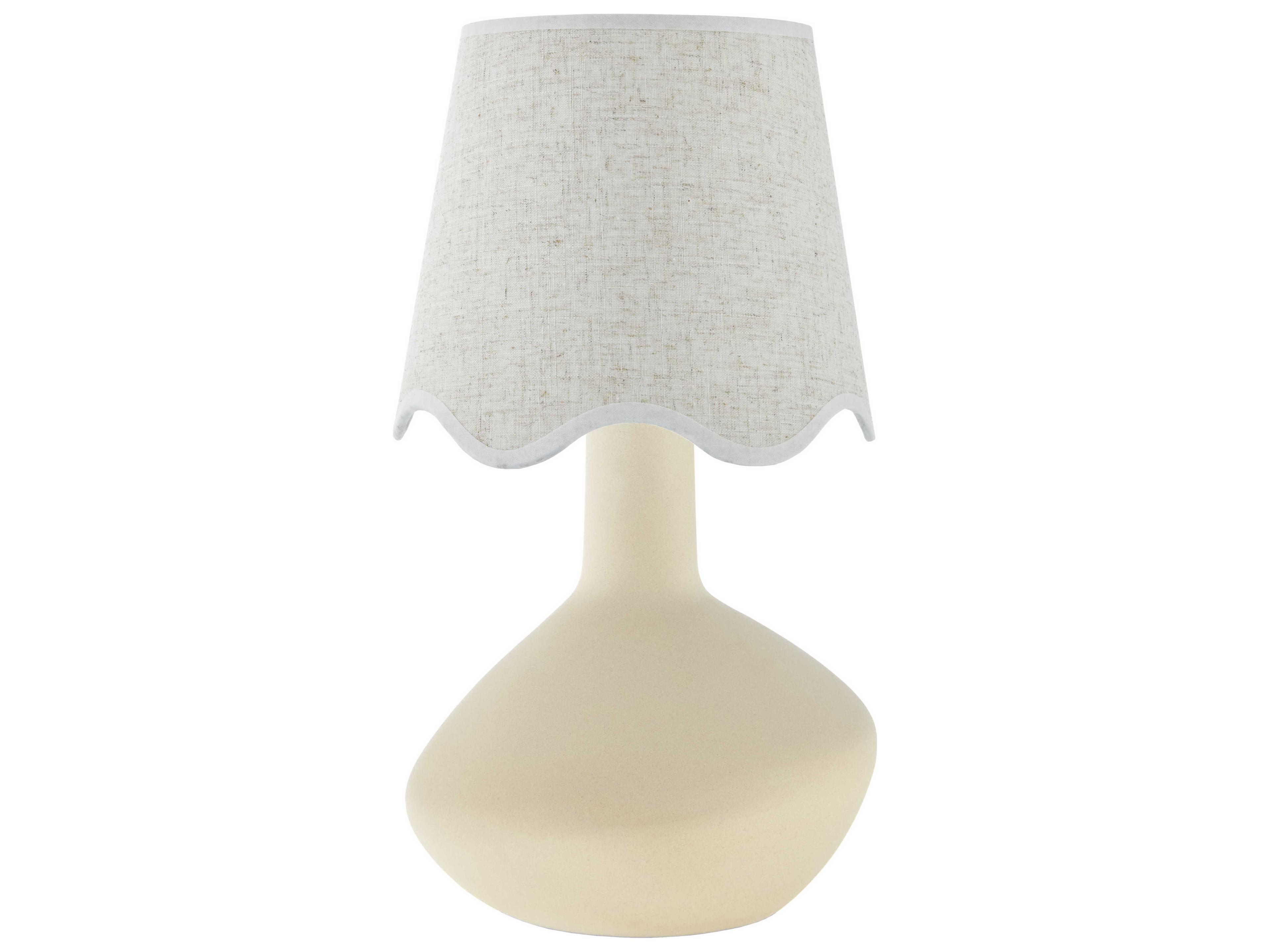 Aviara Cream Off White Table Lamp