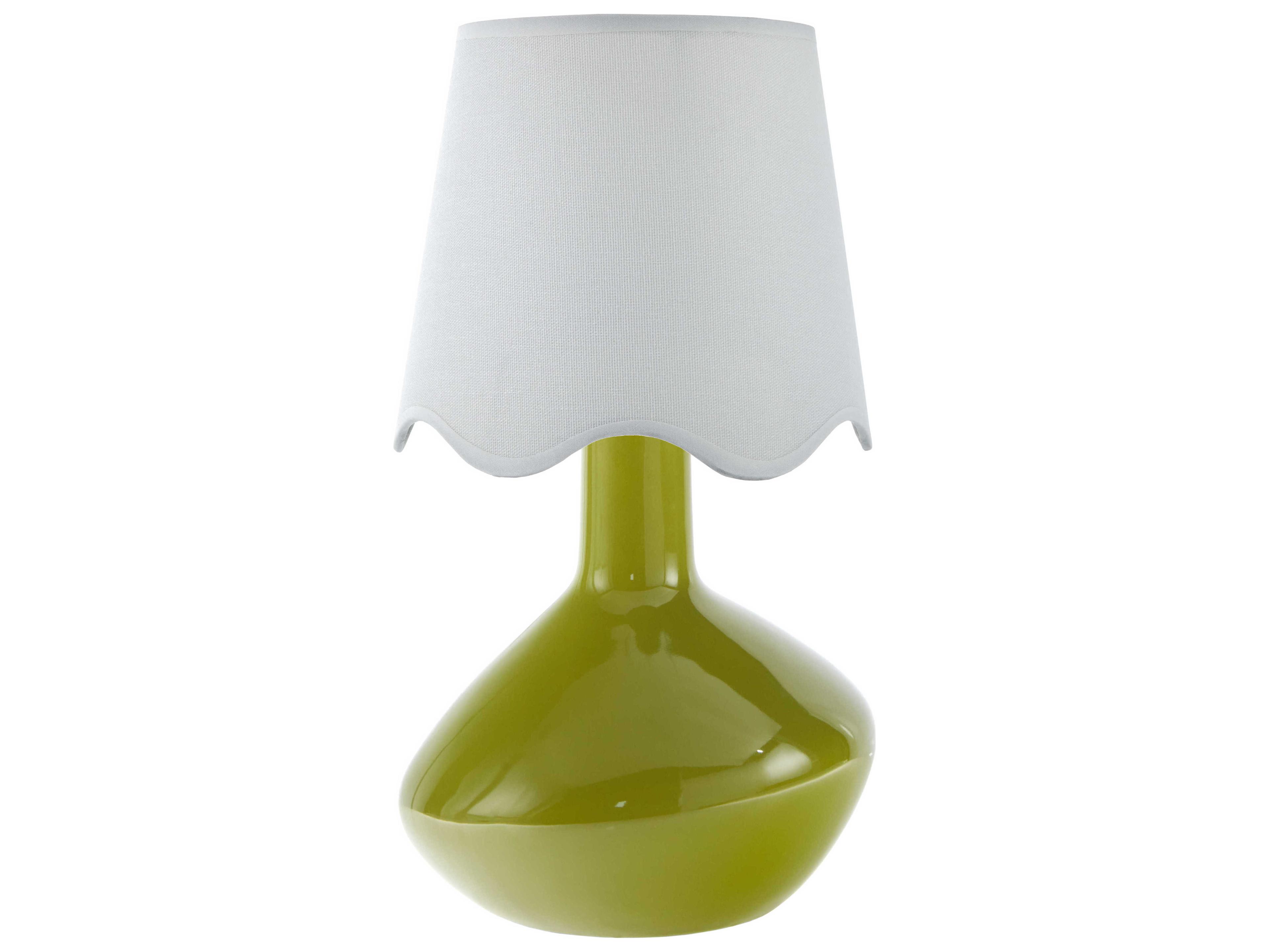 Aviara Green Table Lamp