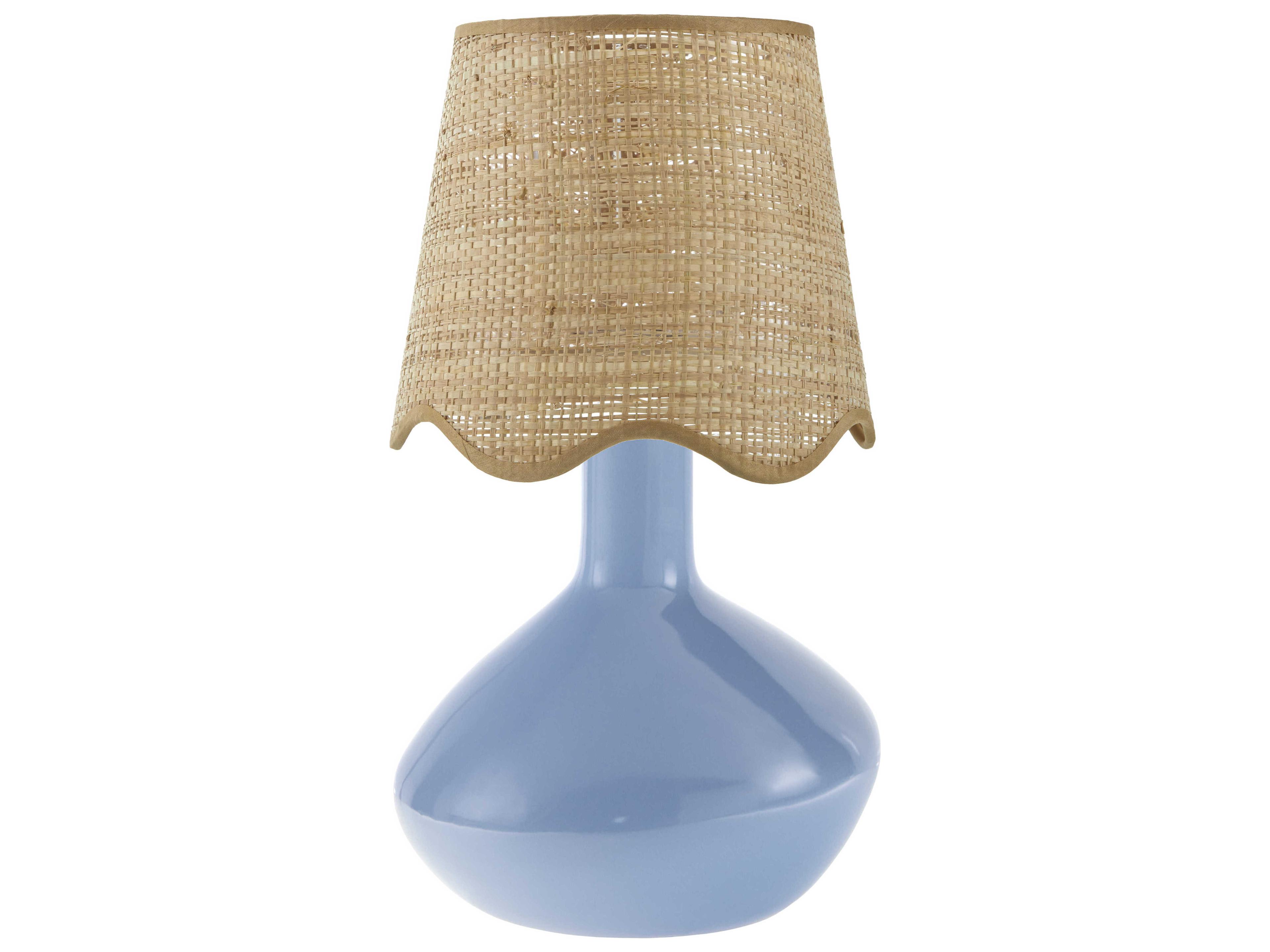 Aviara Blue Table Lamp
