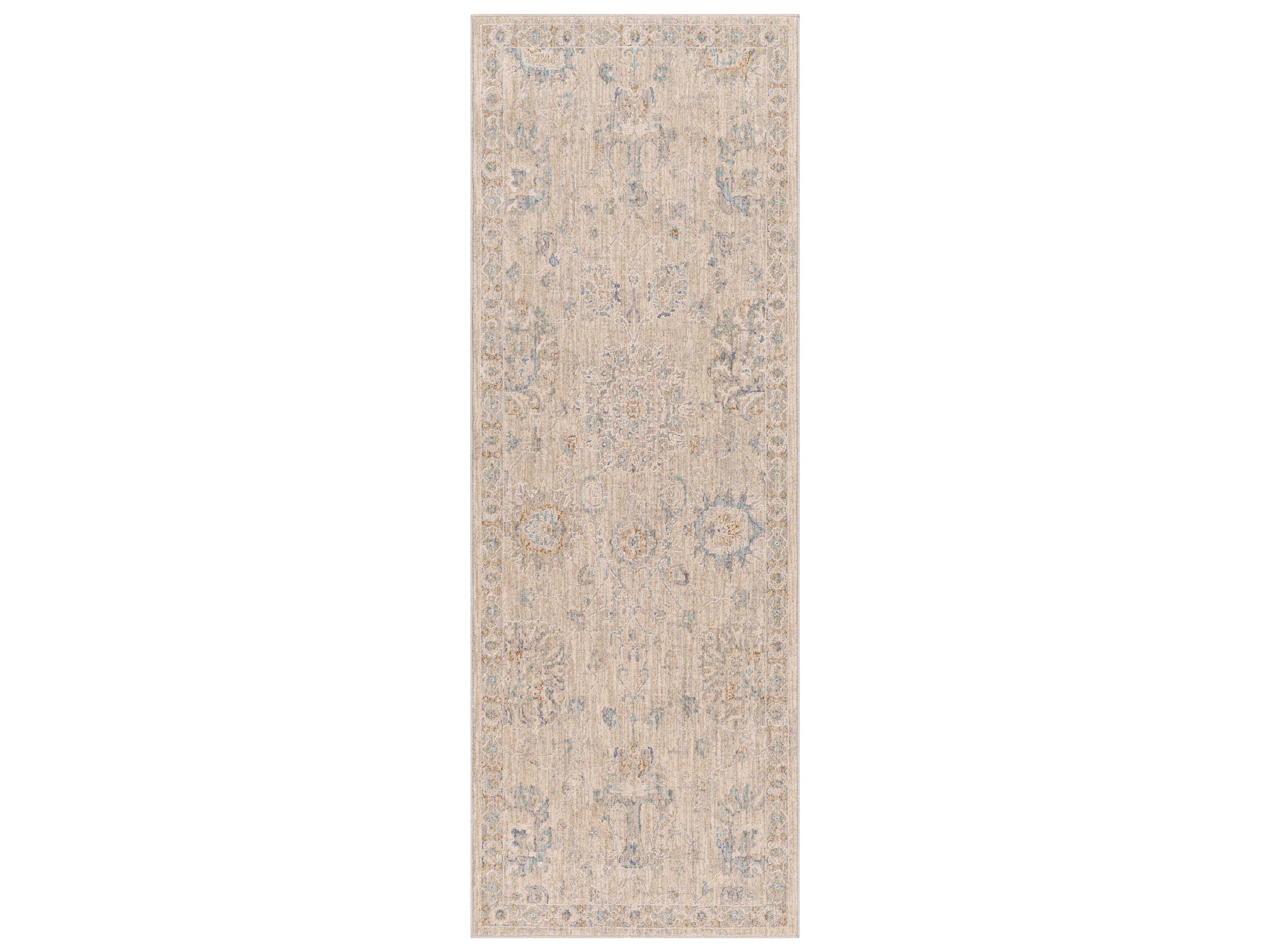 Avant Garde Bordered Runner Area Rug