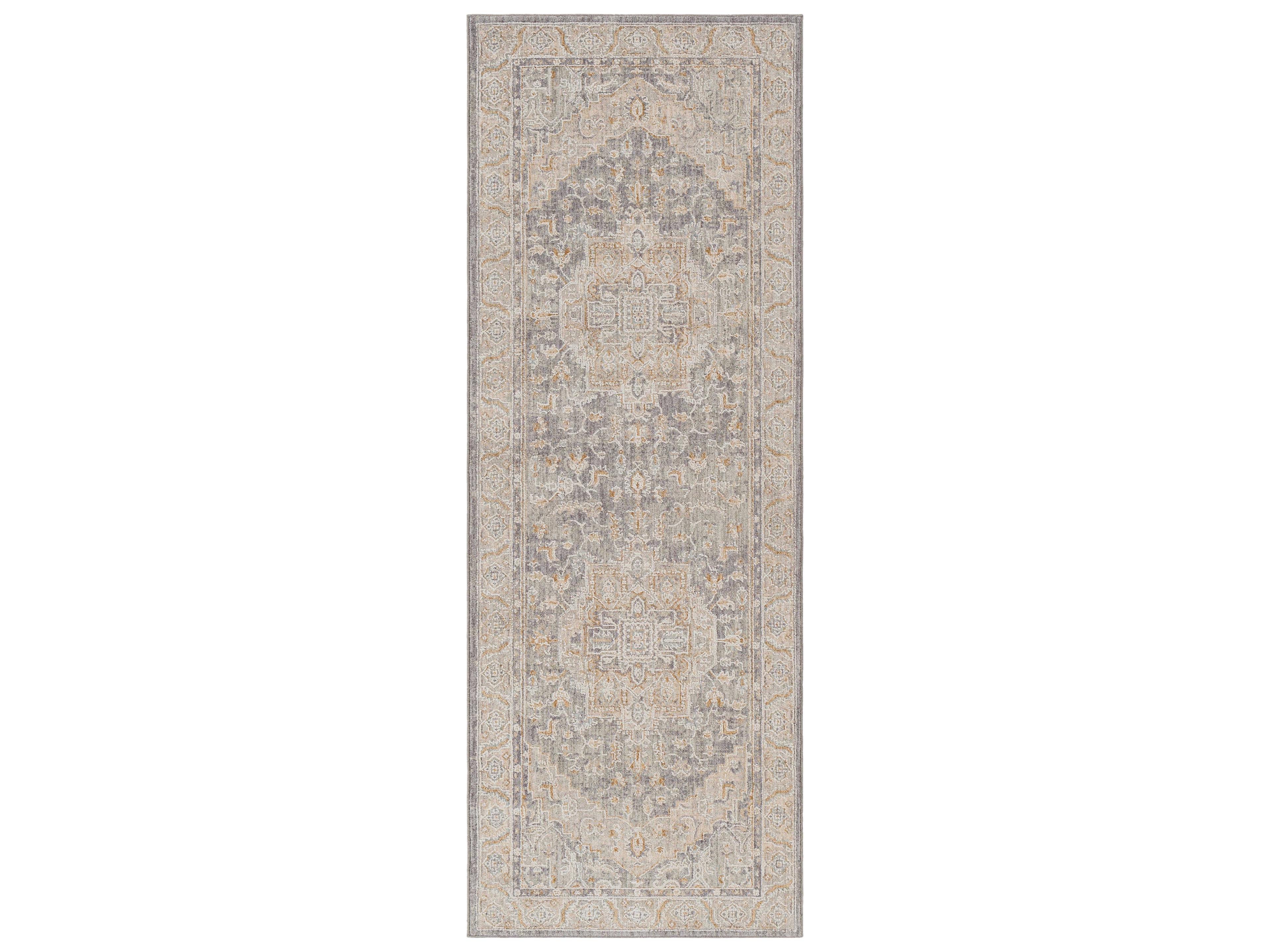 Avant Garde Bordered Runner Area Rug