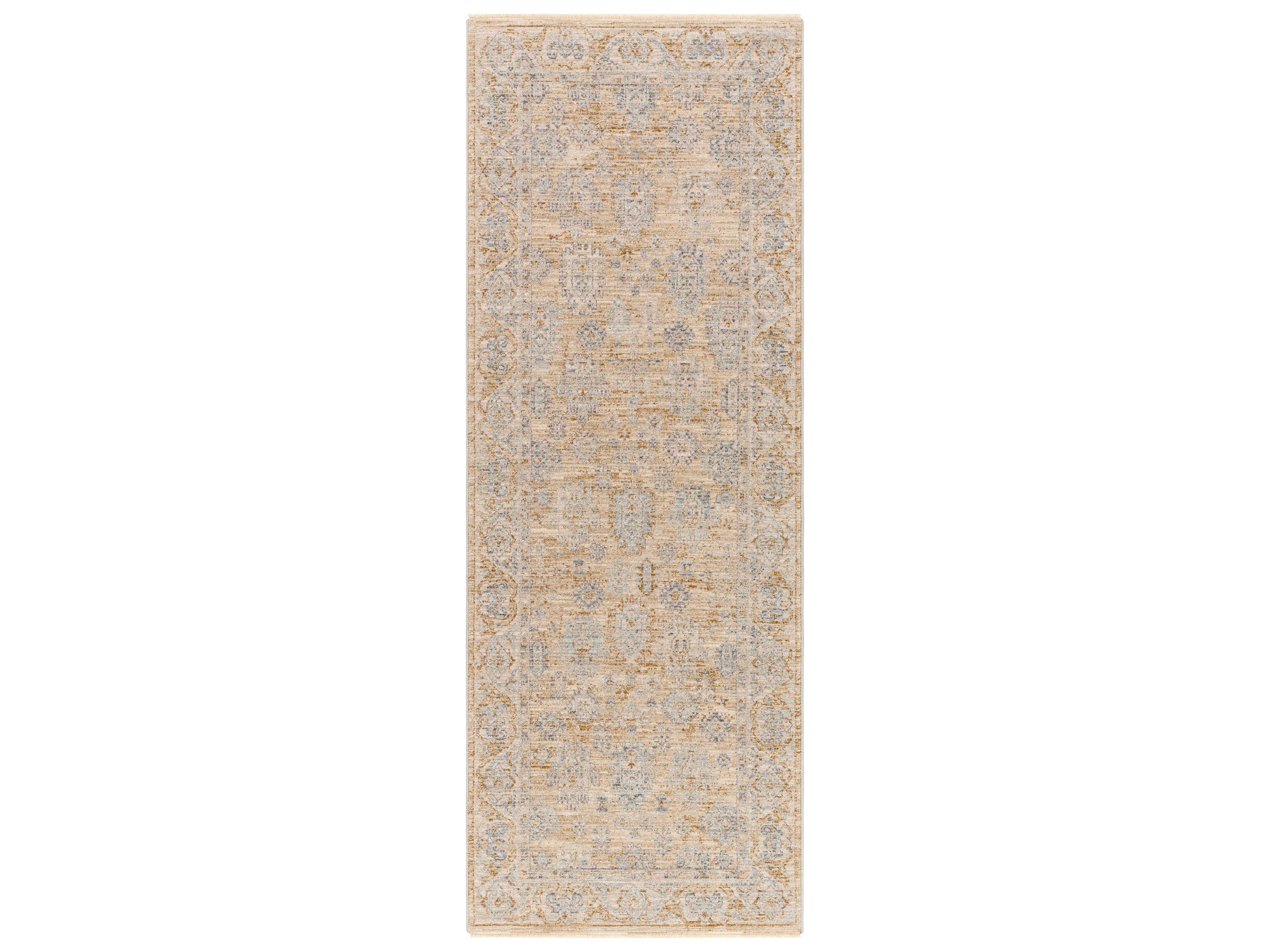 Avant Garde Bordered Runner Area Rug