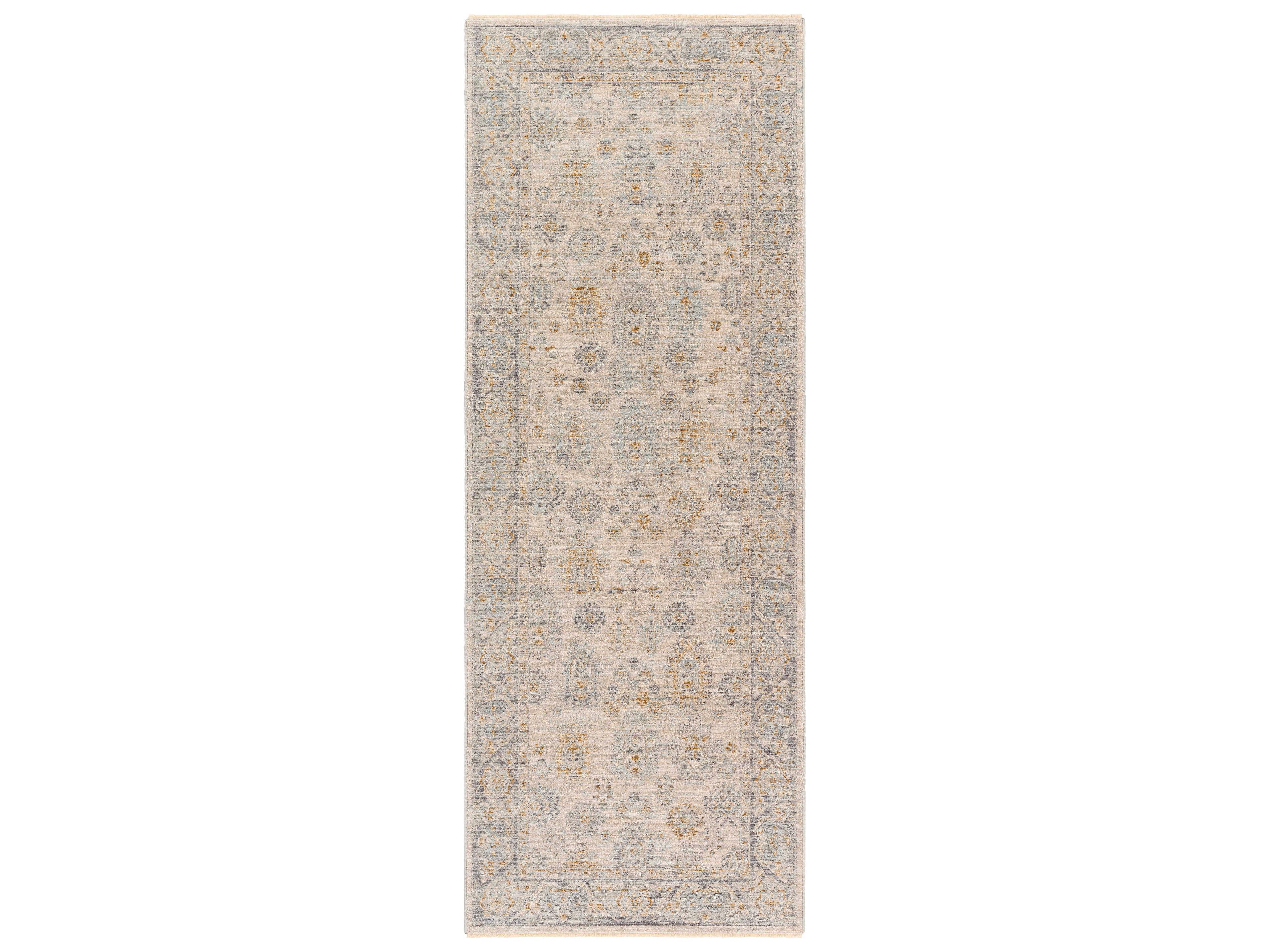 Avant Garde Bordered Runner Area Rug