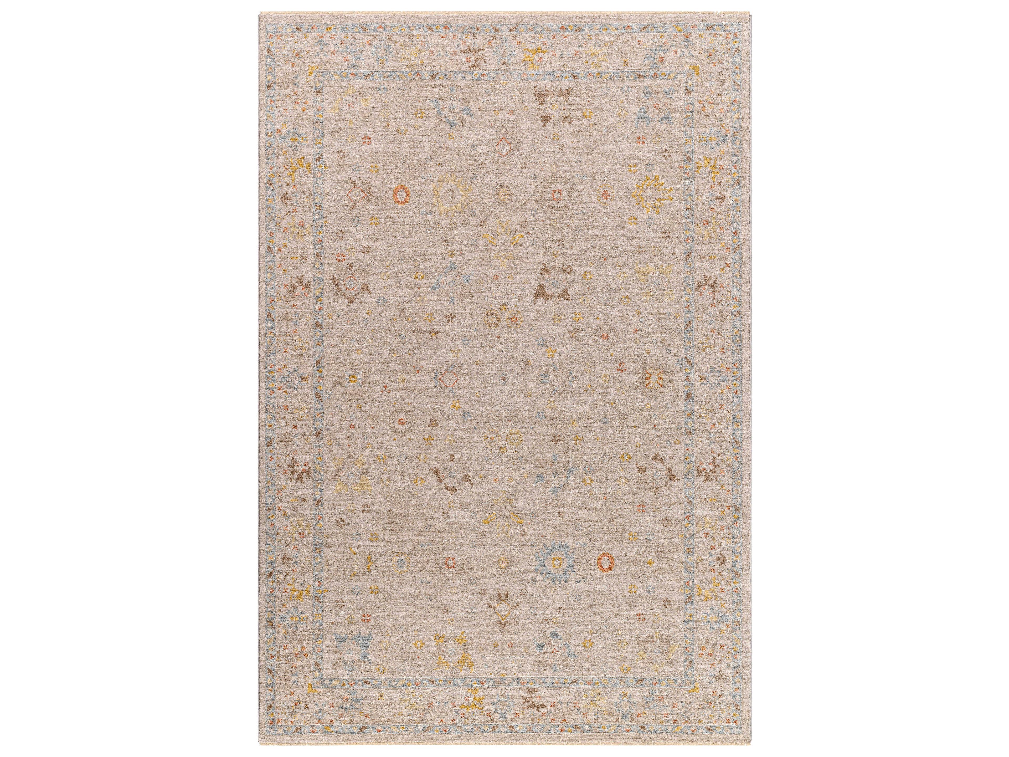 Avant Garde Bordered Runner Area Rug