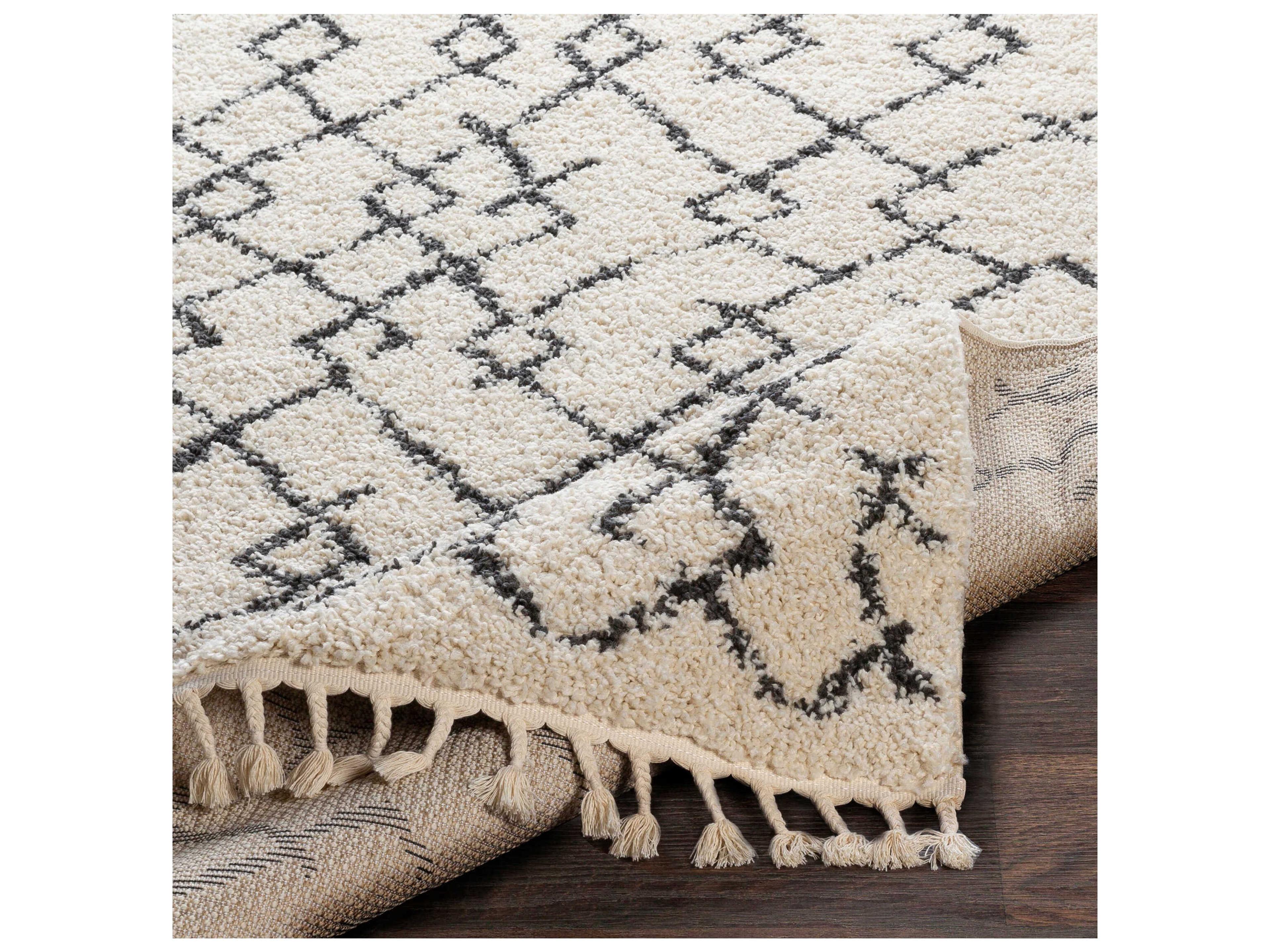 Livabliss by Surya Berber Shag Geometric Area Rug