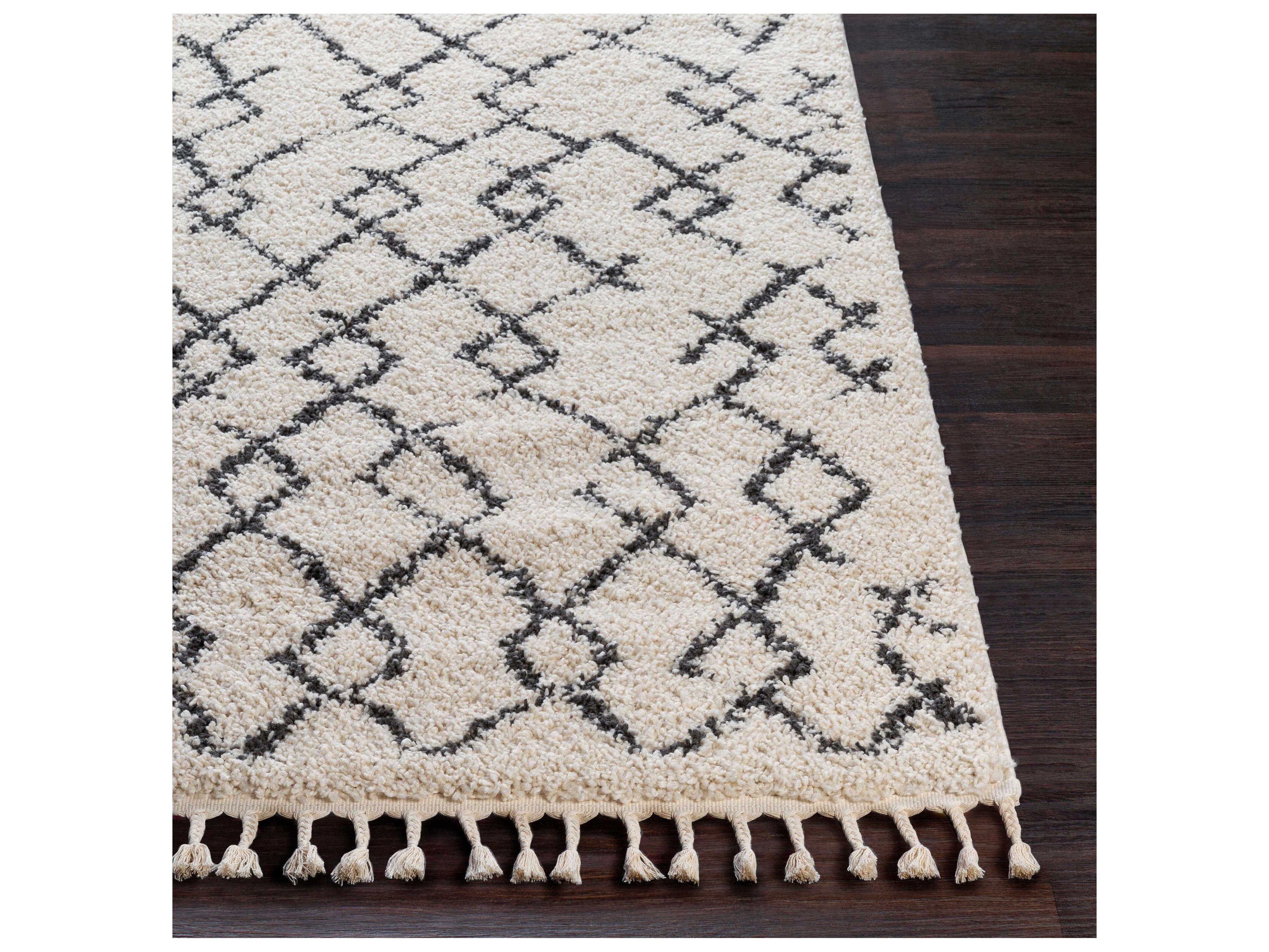 Livabliss by Surya Berber Shag Geometric Area Rug