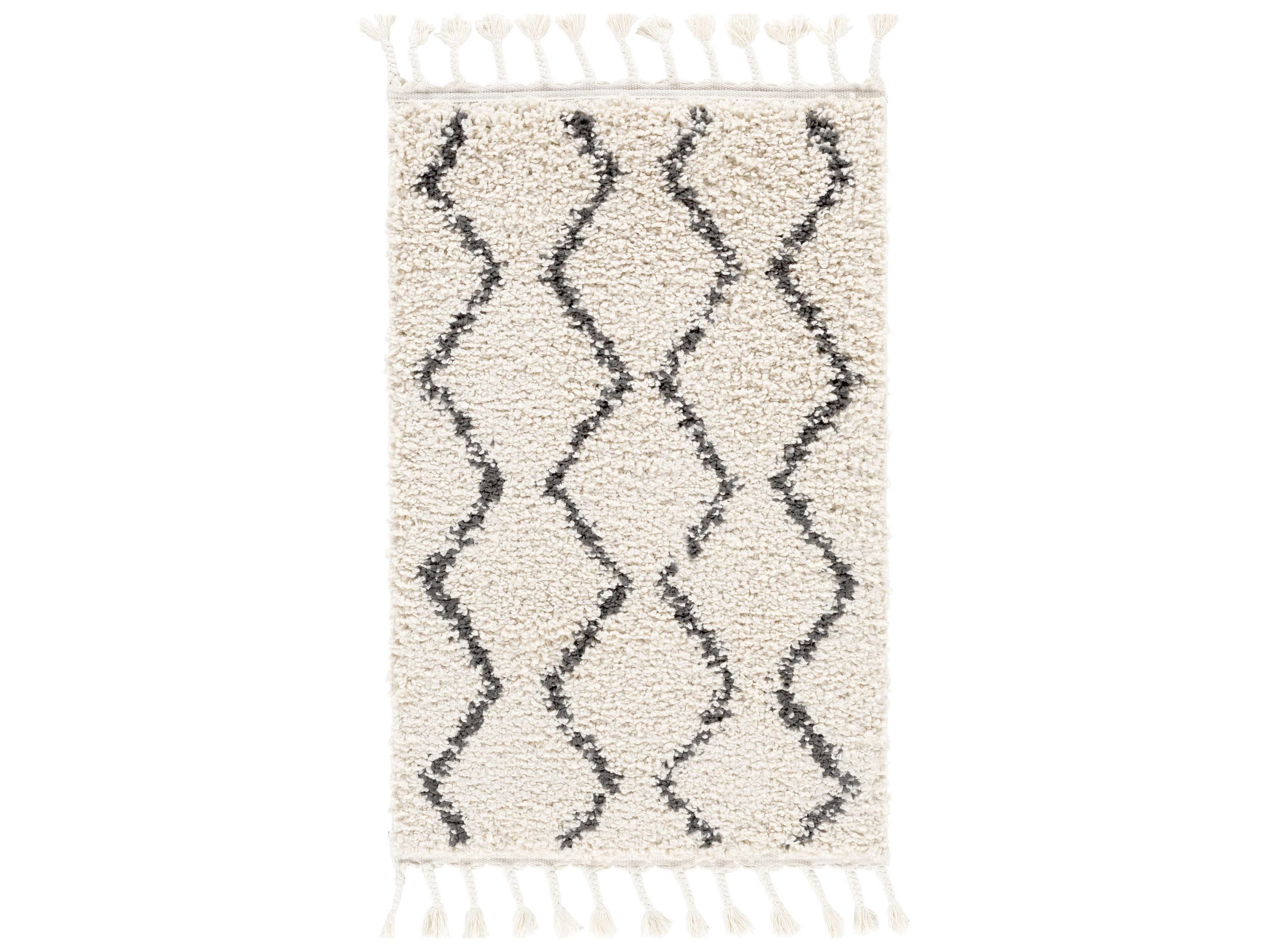 Livabliss by Surya Berber Shag Geometric Area Rug