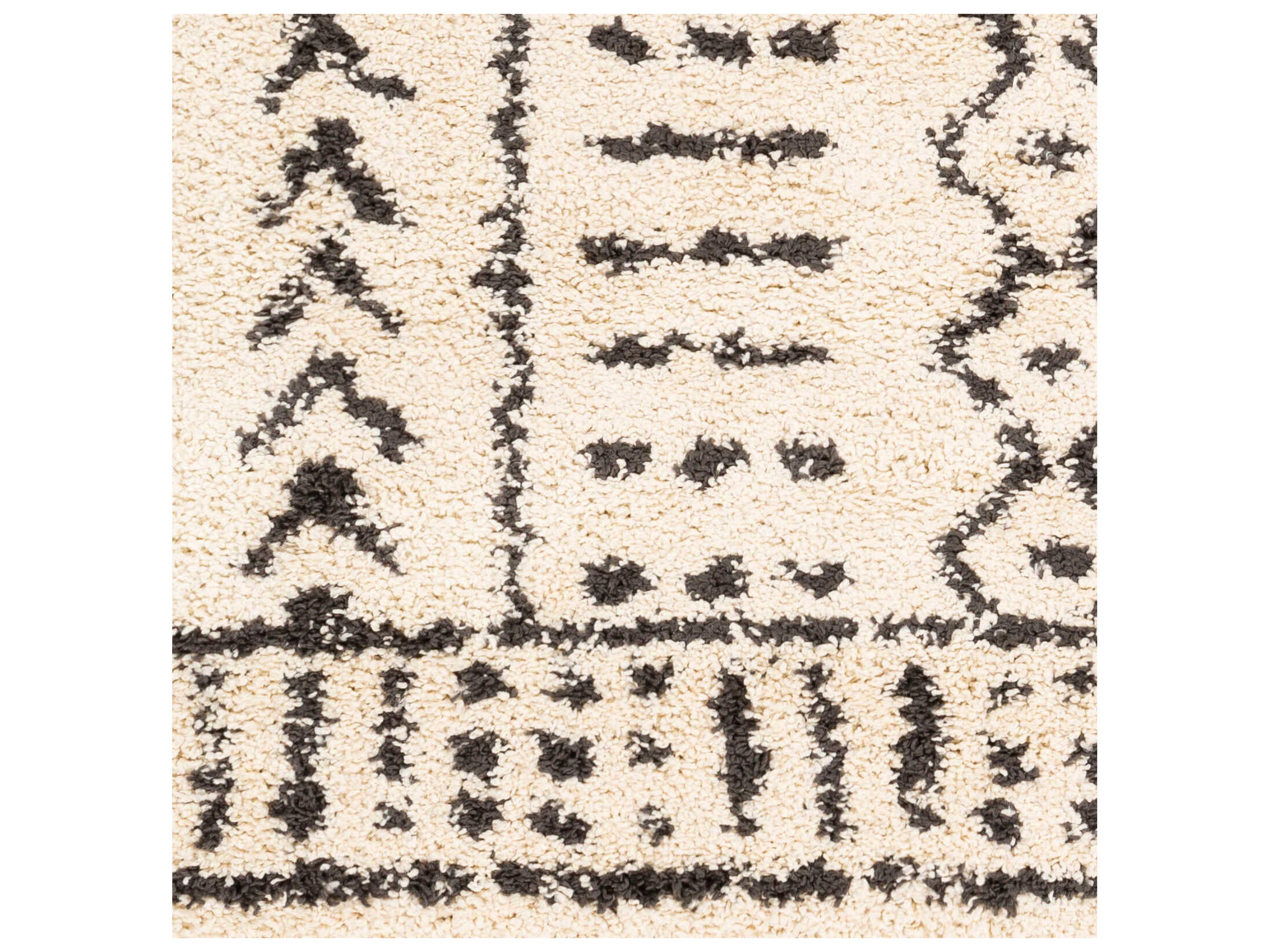 Livabliss by Surya Berber Shag Geometric Area Rug