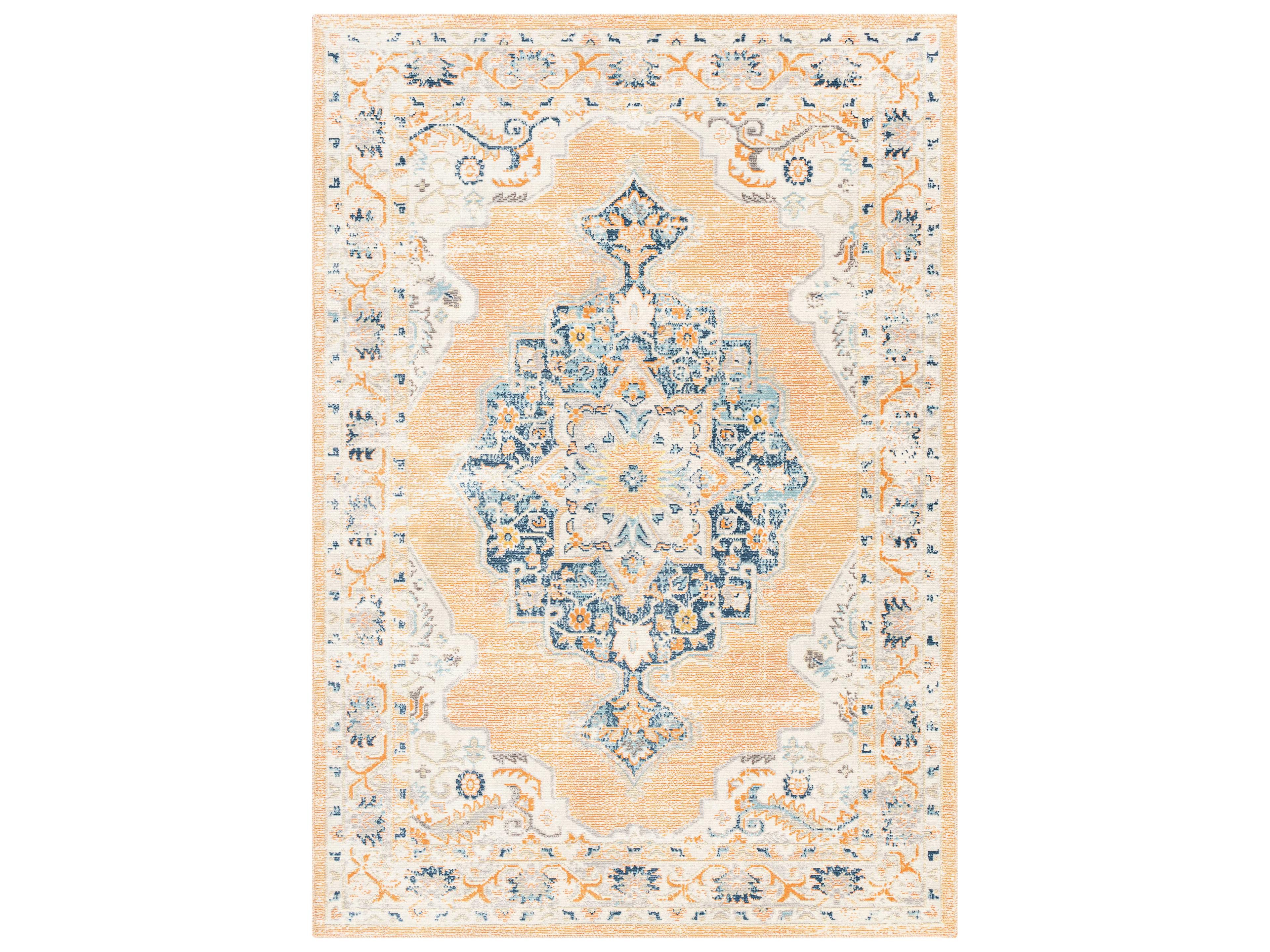 Bodrum Bordered Area Rug