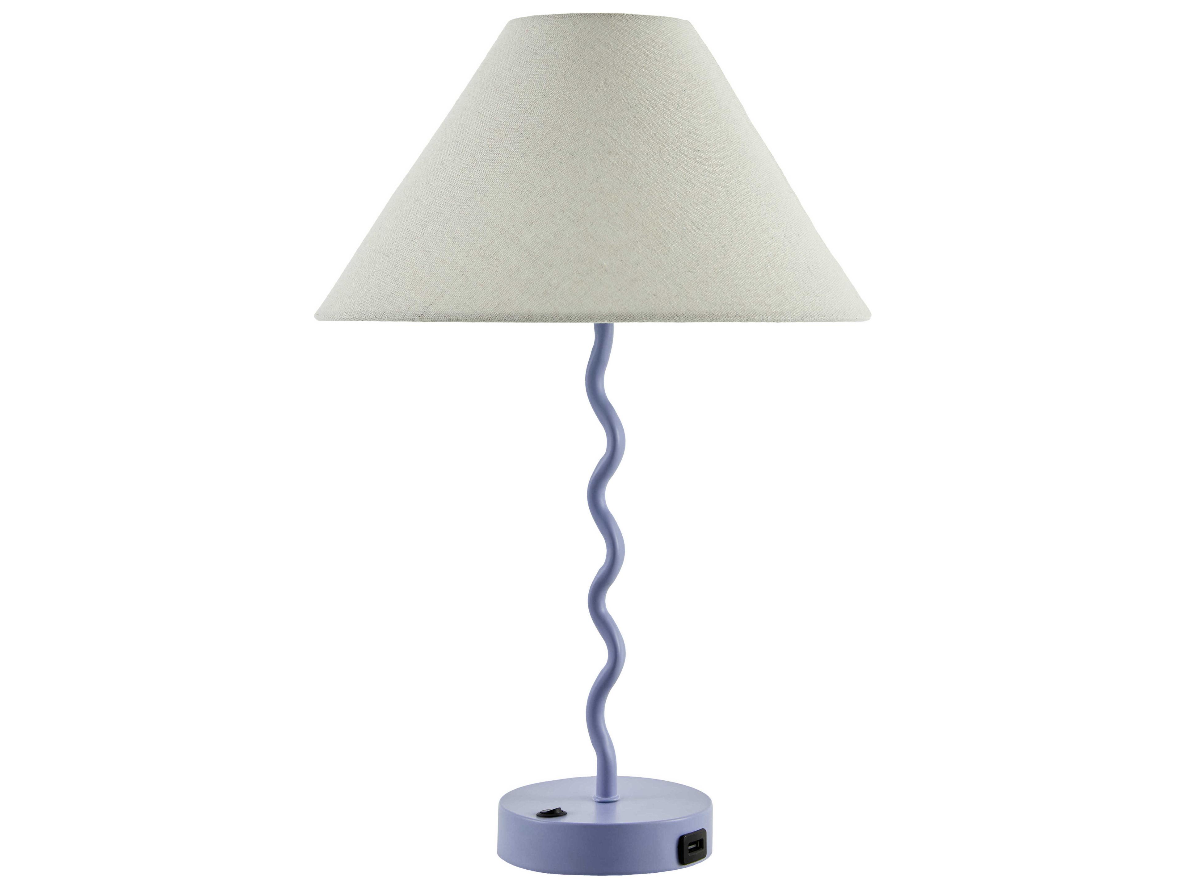 Begonia Gray Table Lamp (Set of 2)