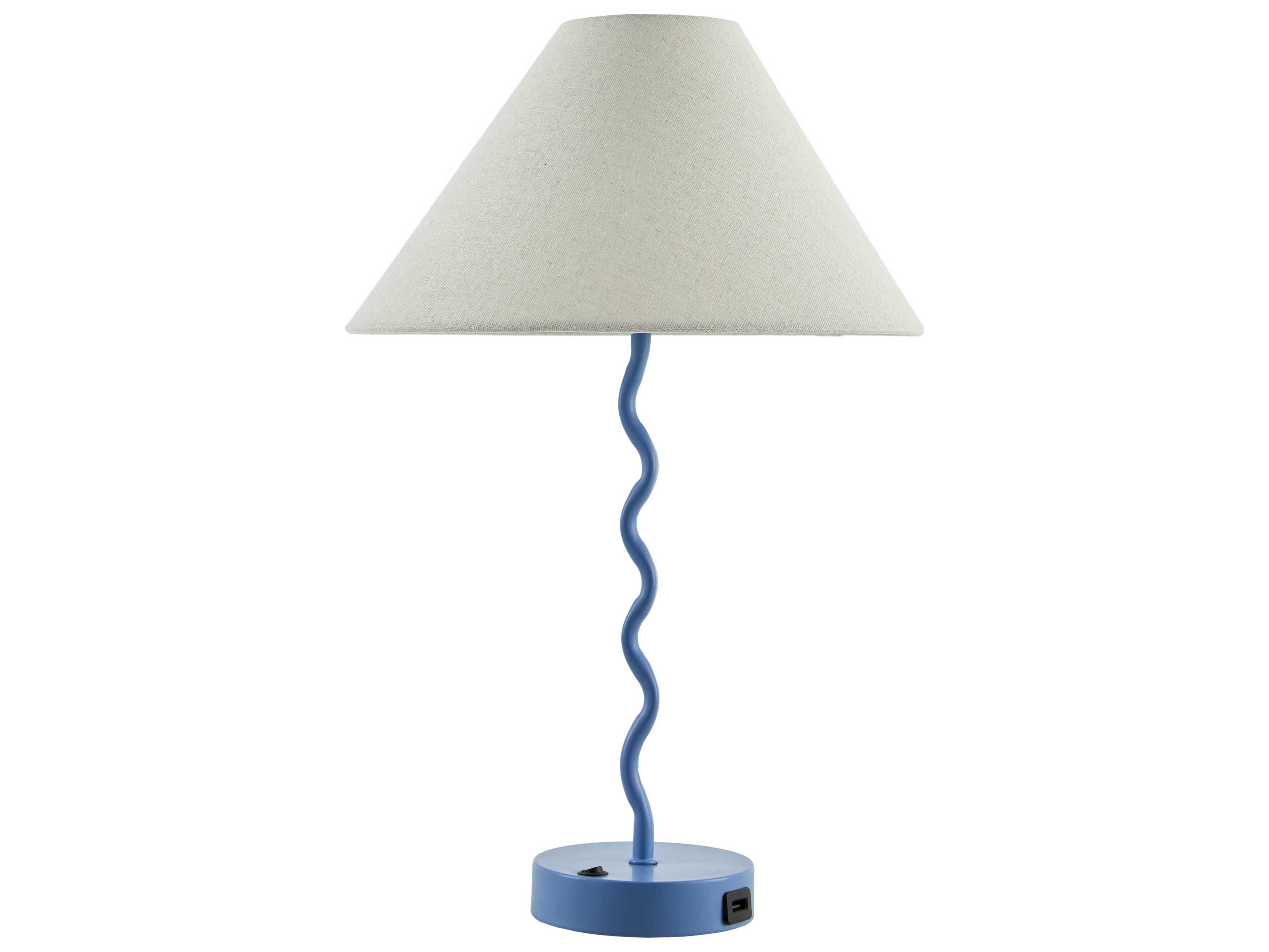 Begonia Blue Table Lamp (Set of 2)