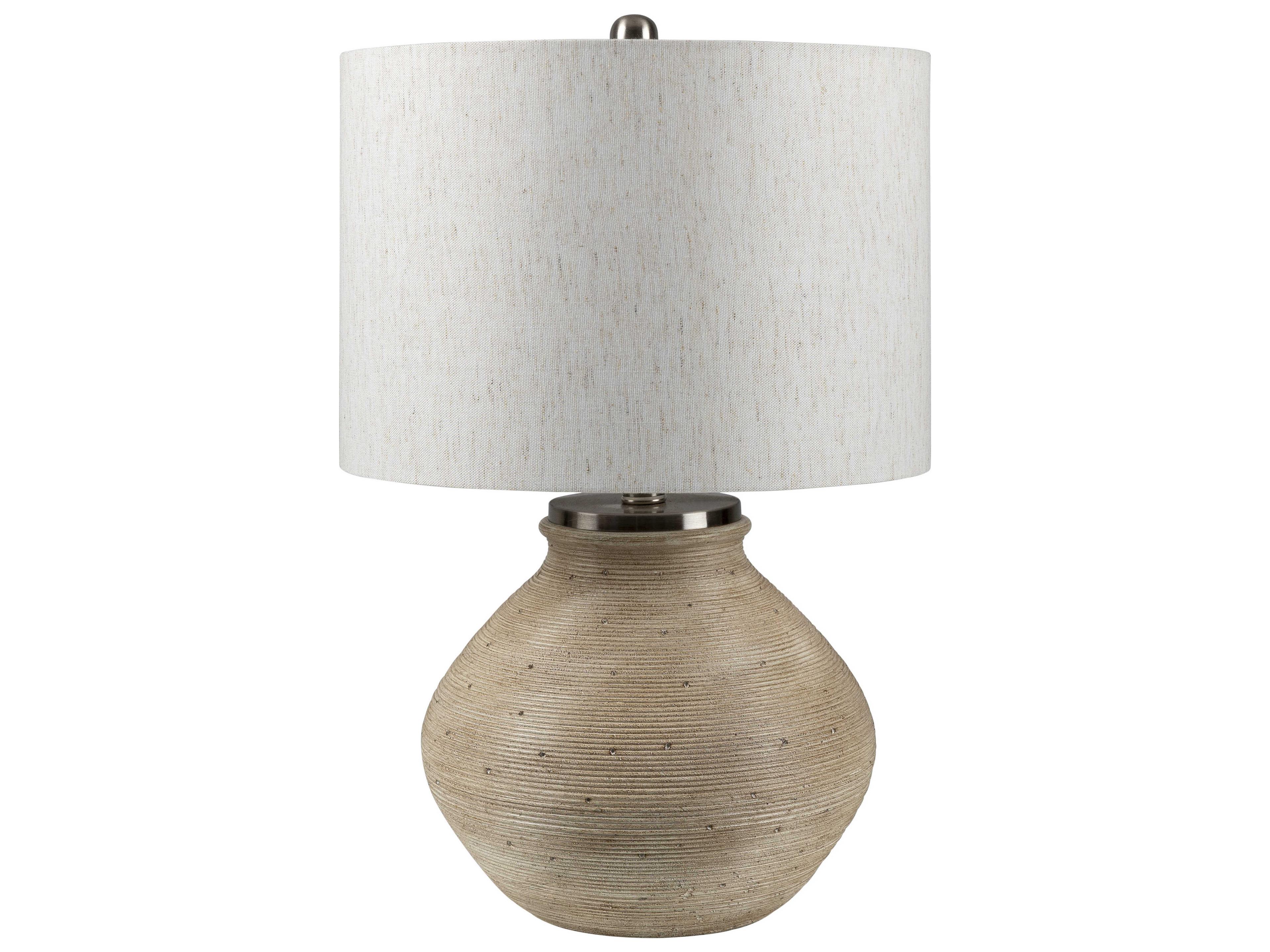 Livabliss by Surya Brillo Beige Brown Table Lamp