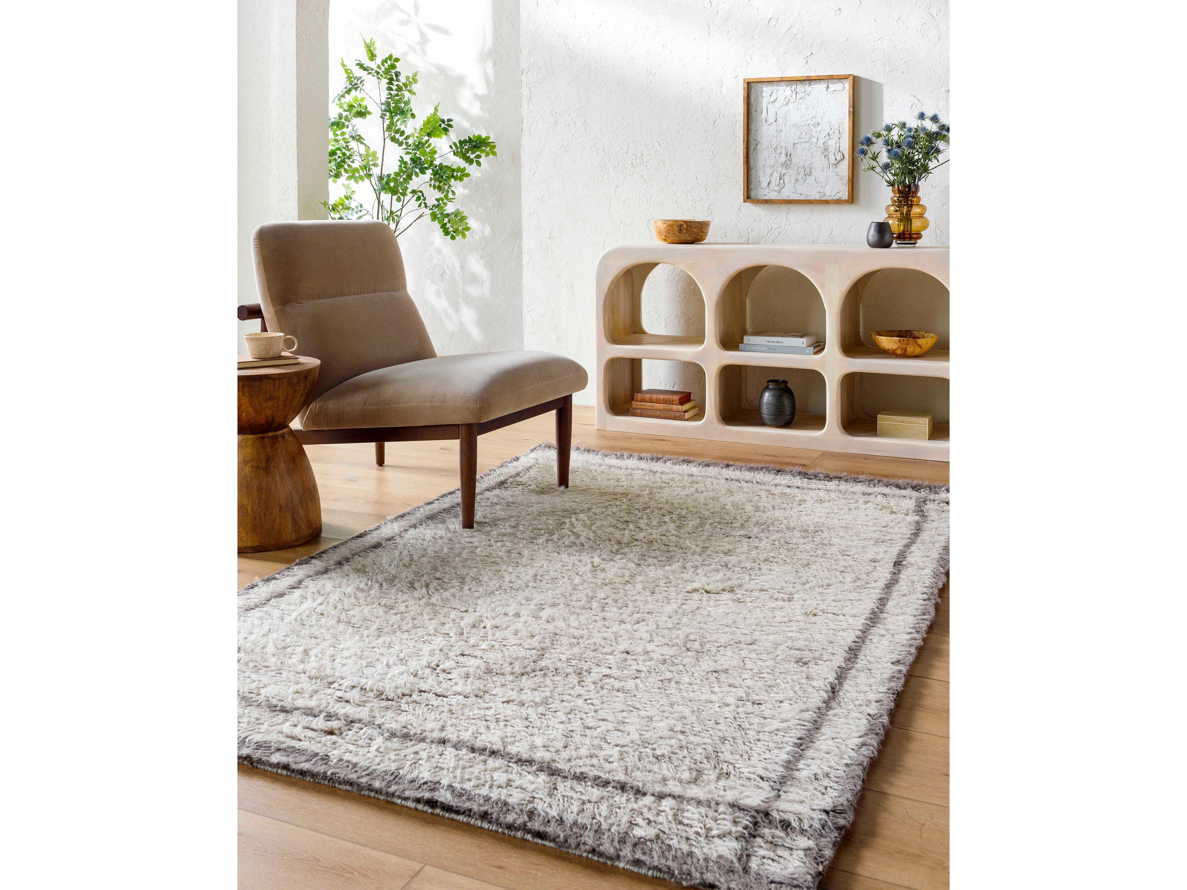 Livabliss by Surya Beni Moroccan Shag Bordered Area Rug