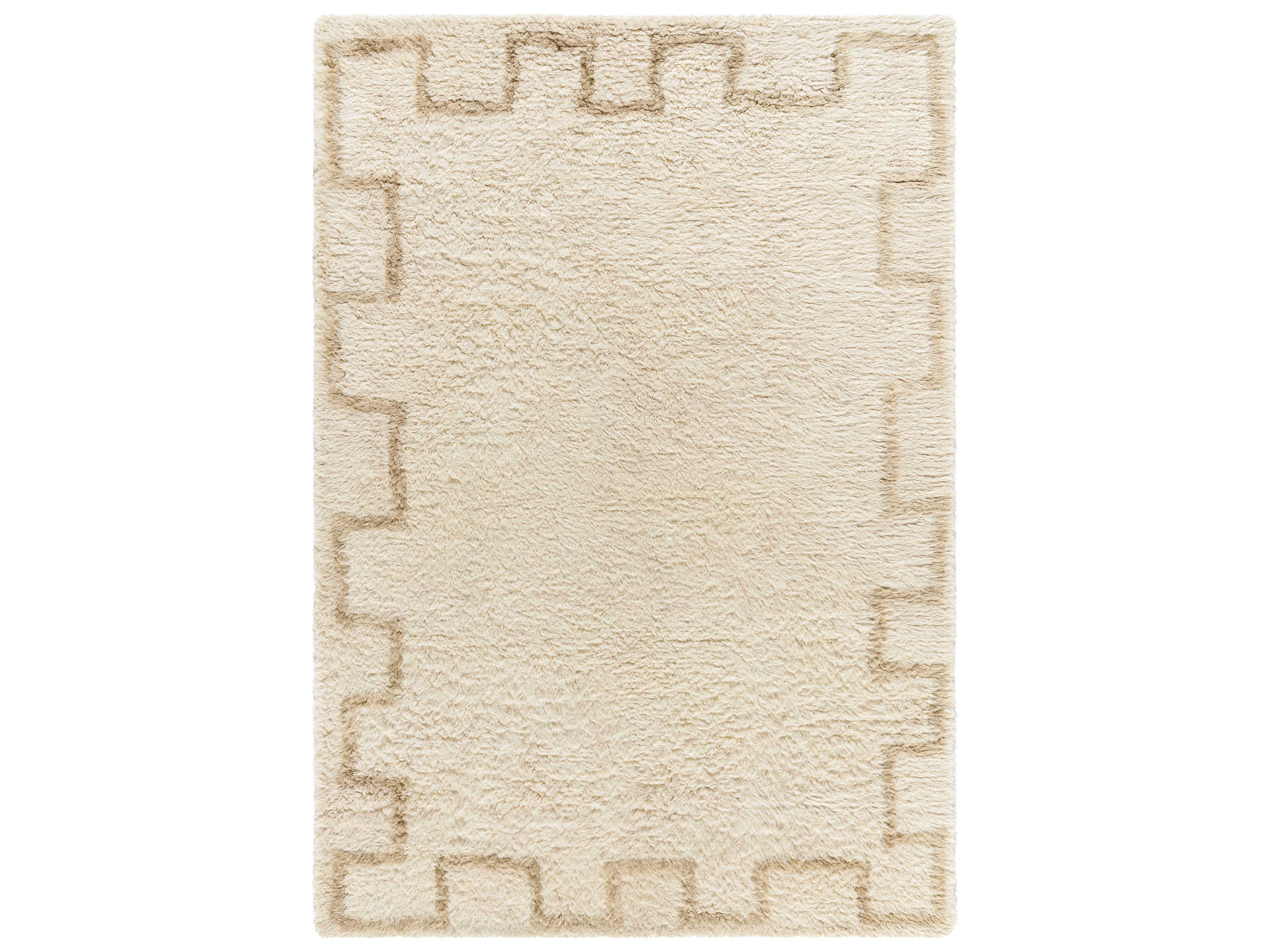 Beni Moroccan Shag Geometric Area Rug