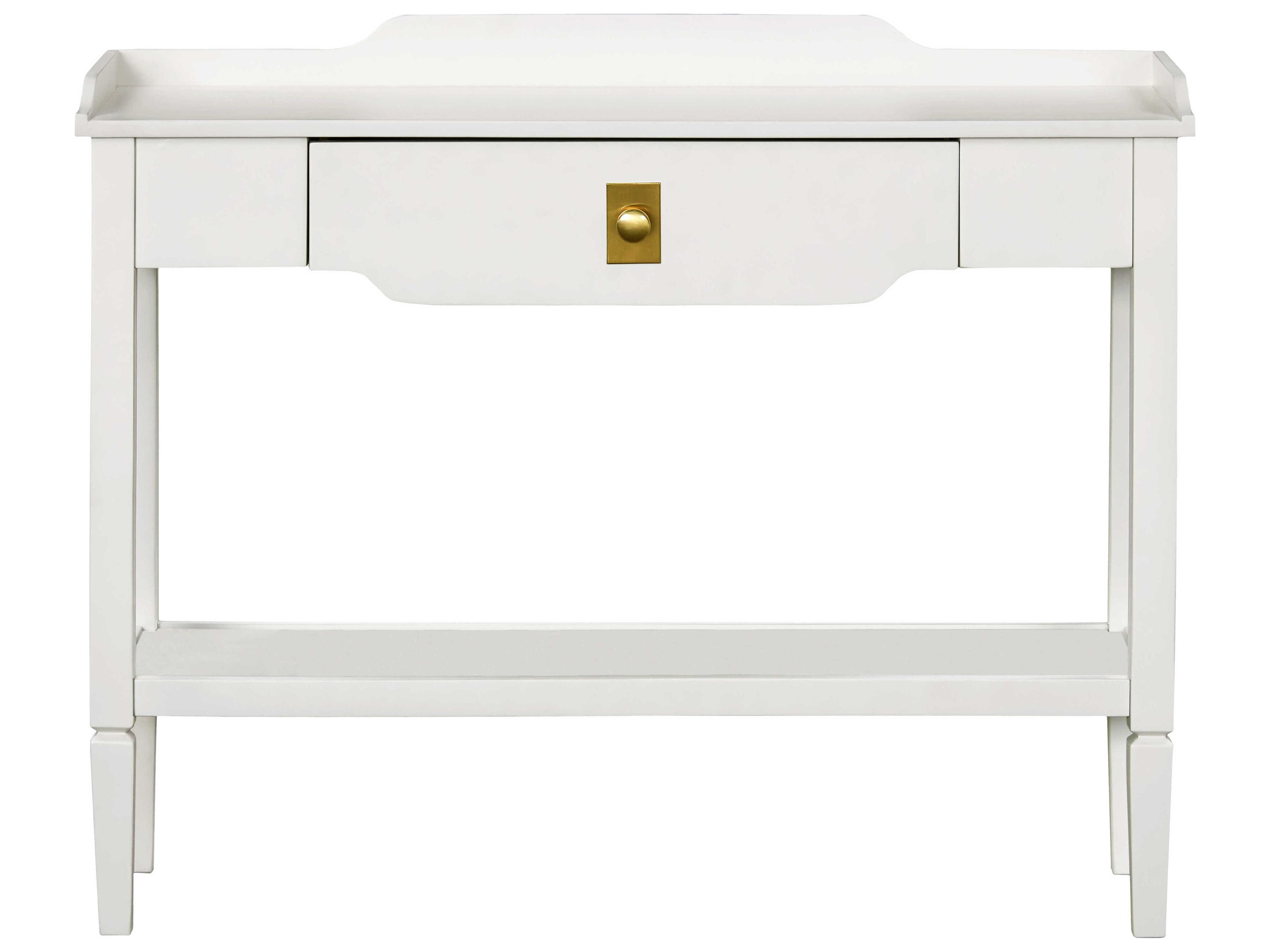 Livabliss by Surya Becki Owens Doheny Rectangular Wood White Console Table