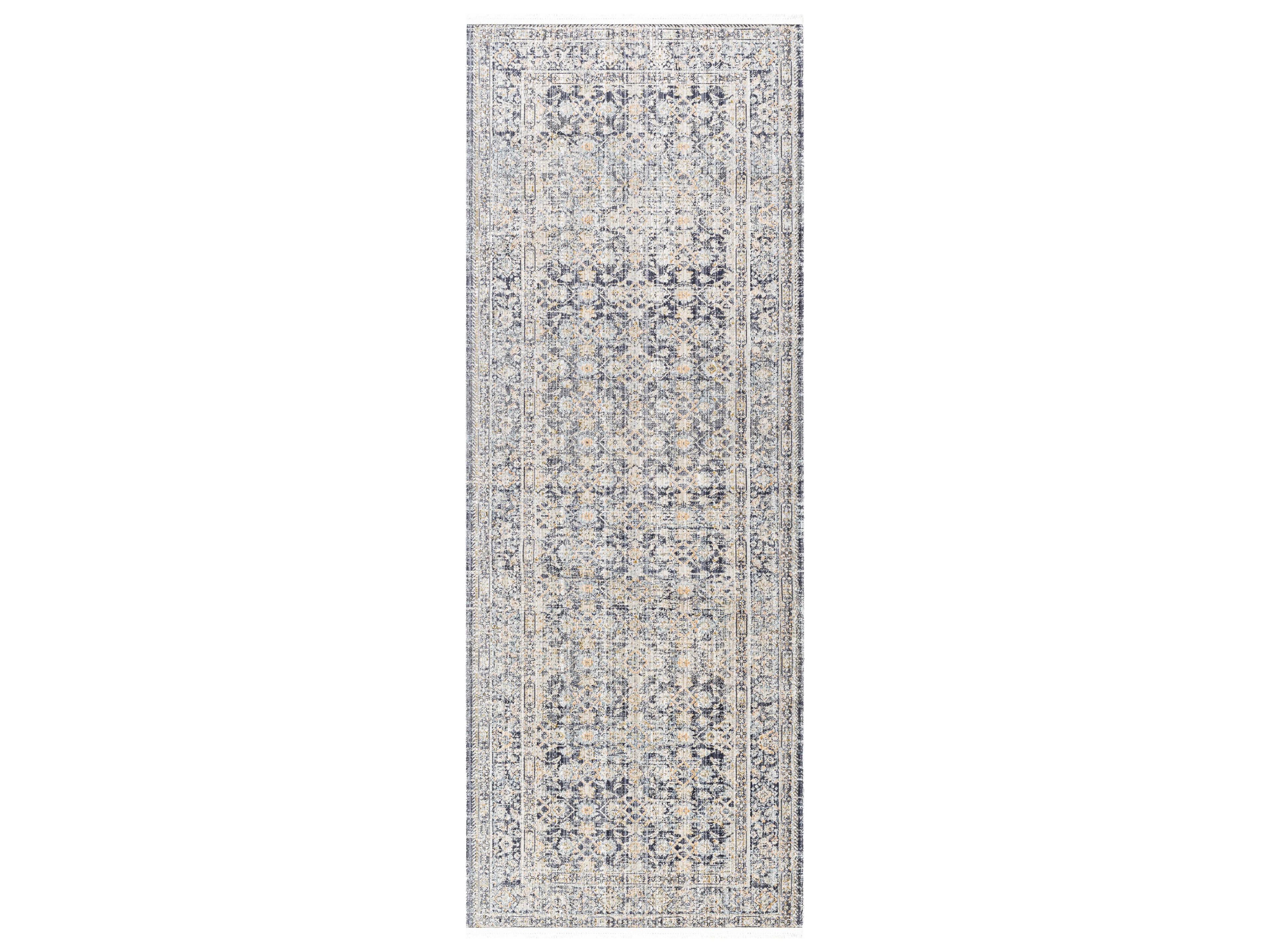Margaret Bordered Runner Area Rug