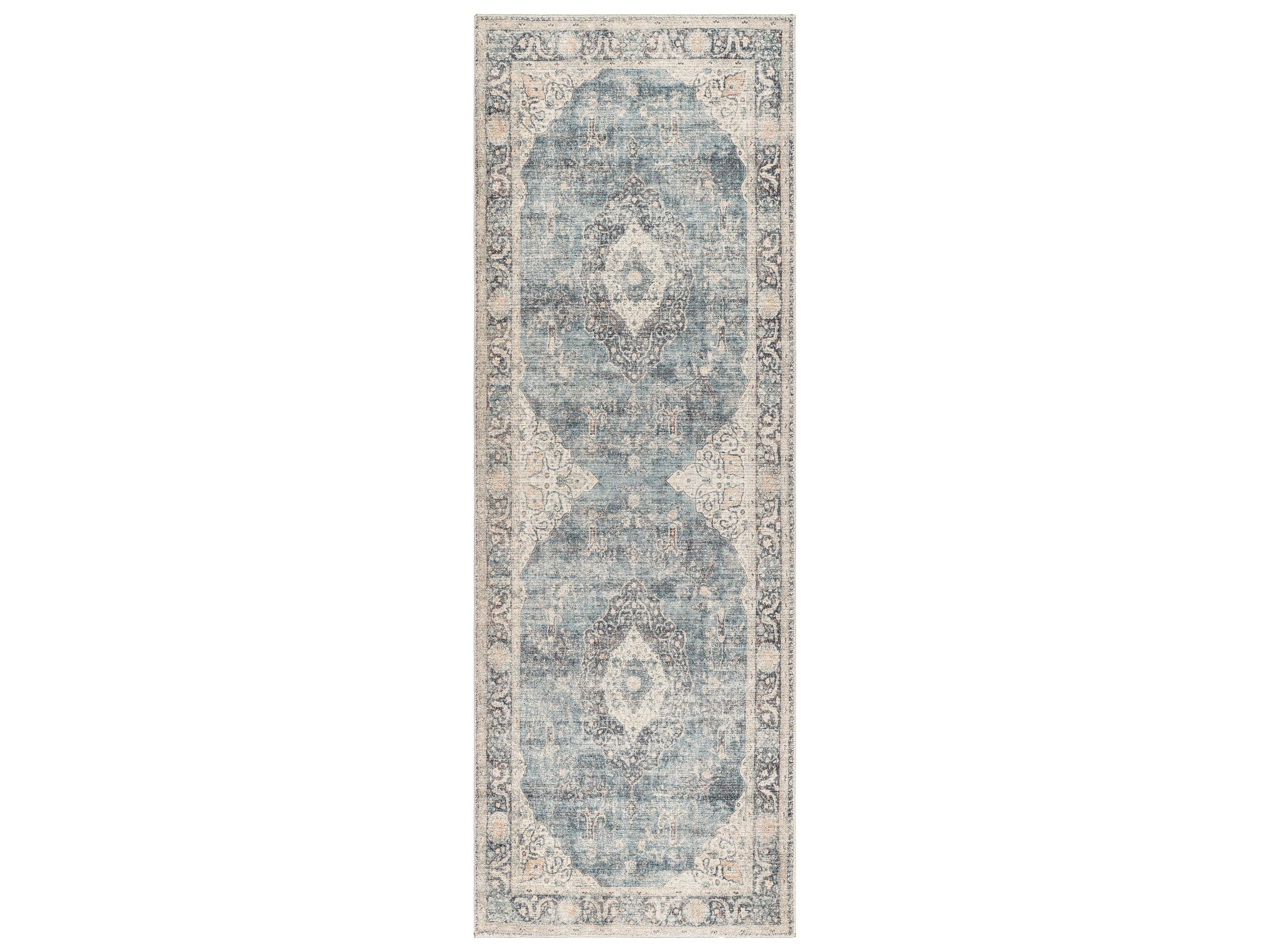 Marlene Bordered Runner Area Rug
